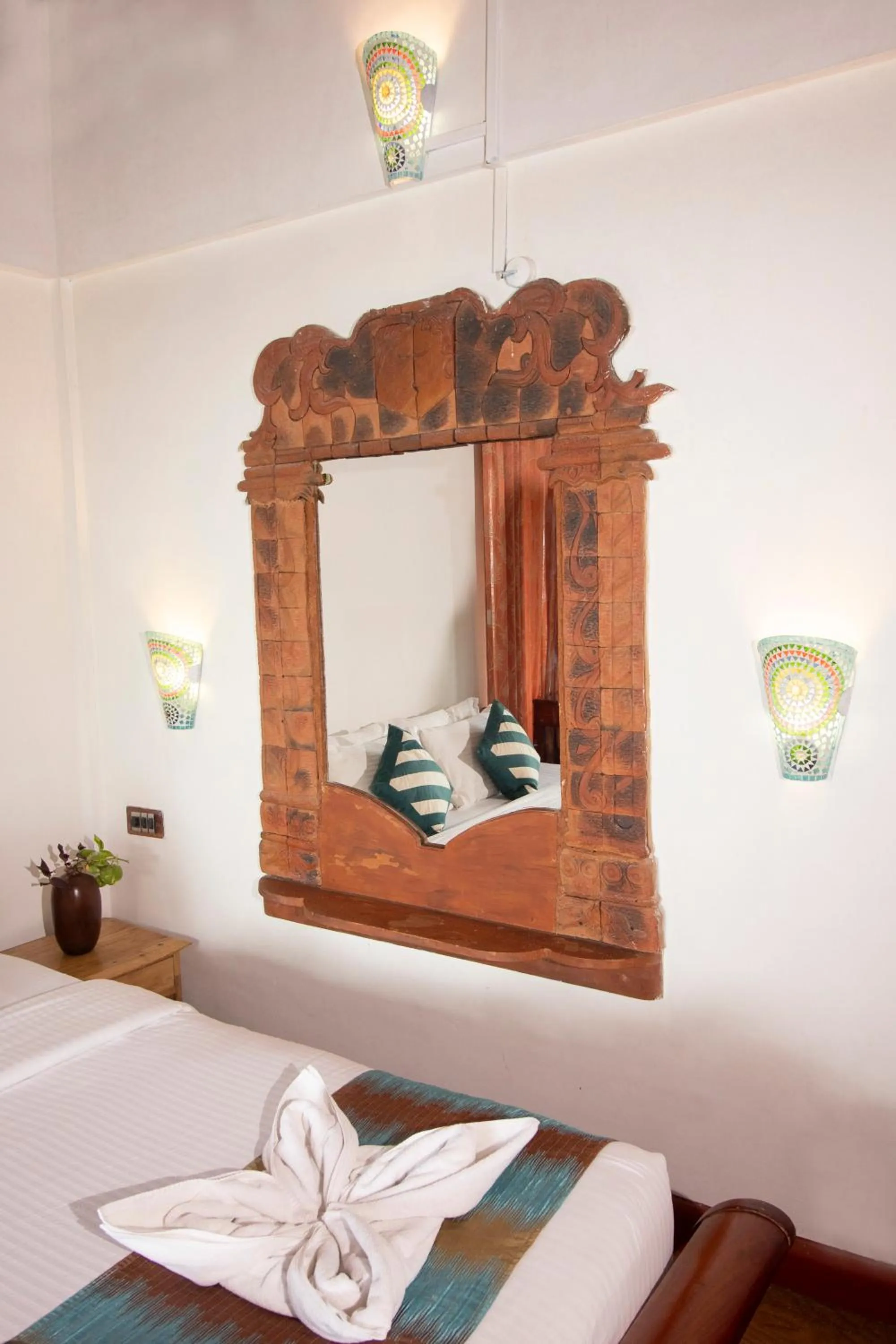 Bed in Blackberry Hills Munnar Nature Resort & Spa