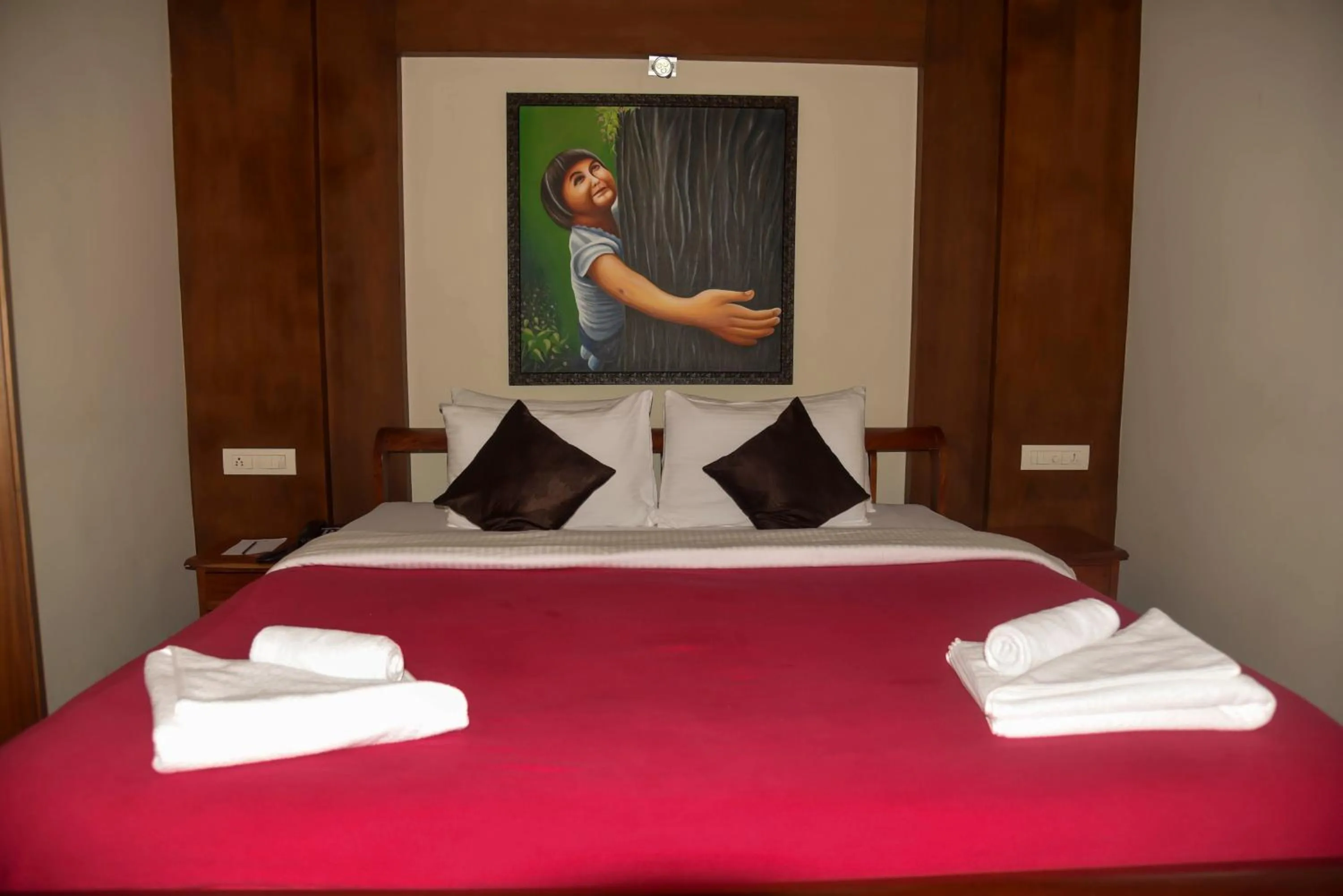 Bed in Blackberry Hills Munnar Nature Resort & Spa
