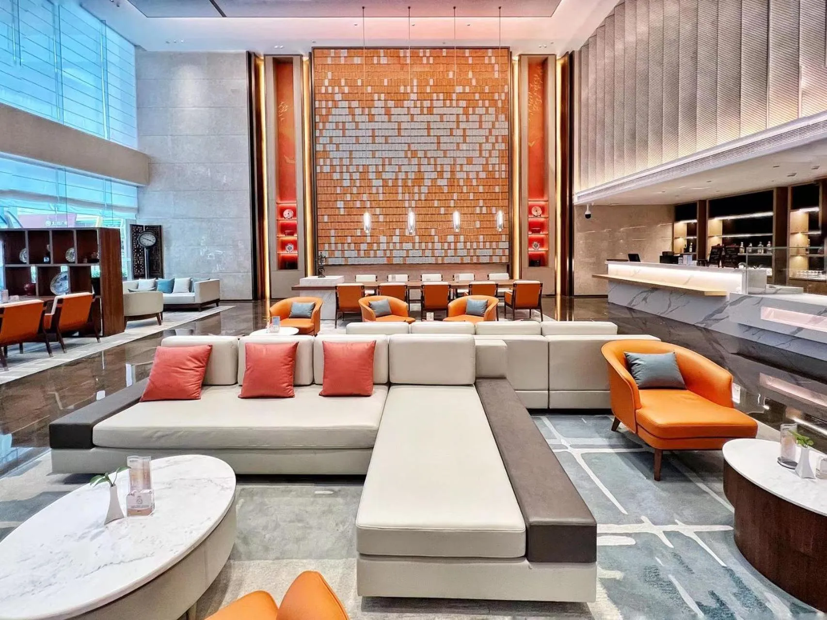 Lobby or reception in Landmark International Hotel