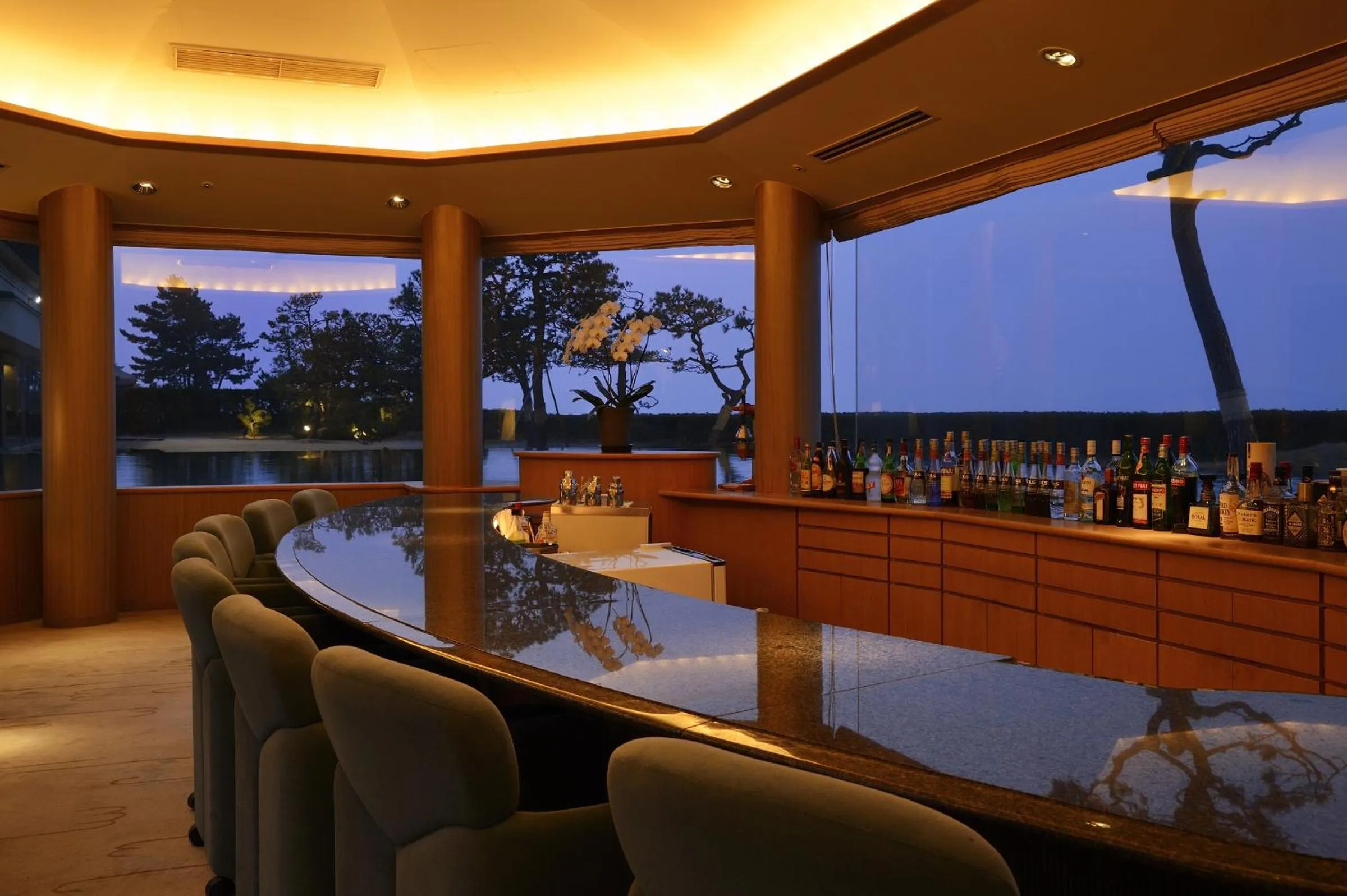Lounge or bar in Kaike Grand Hotel Tensui
