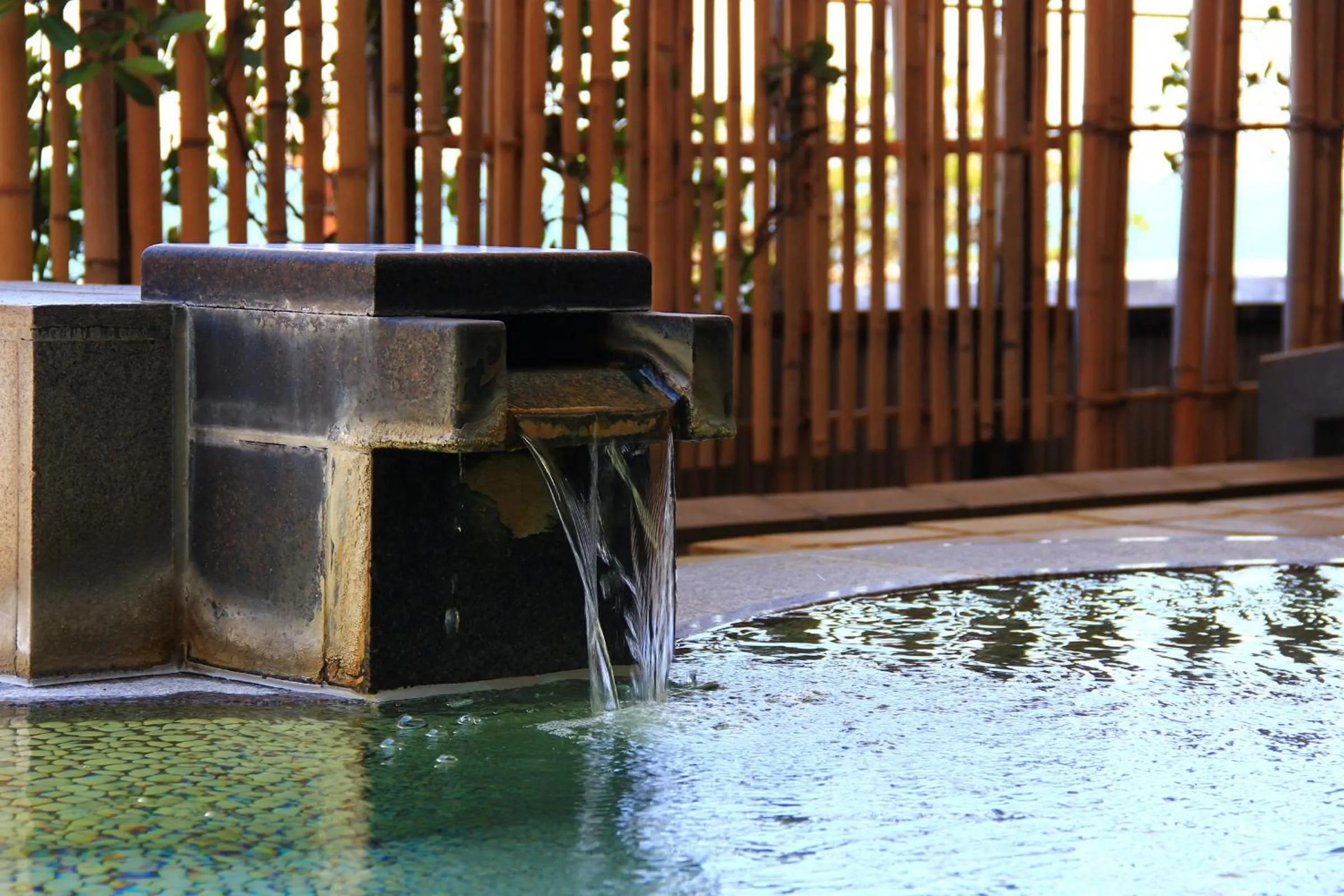Hot Spring Bath in Kaike Grand Hotel Tensui