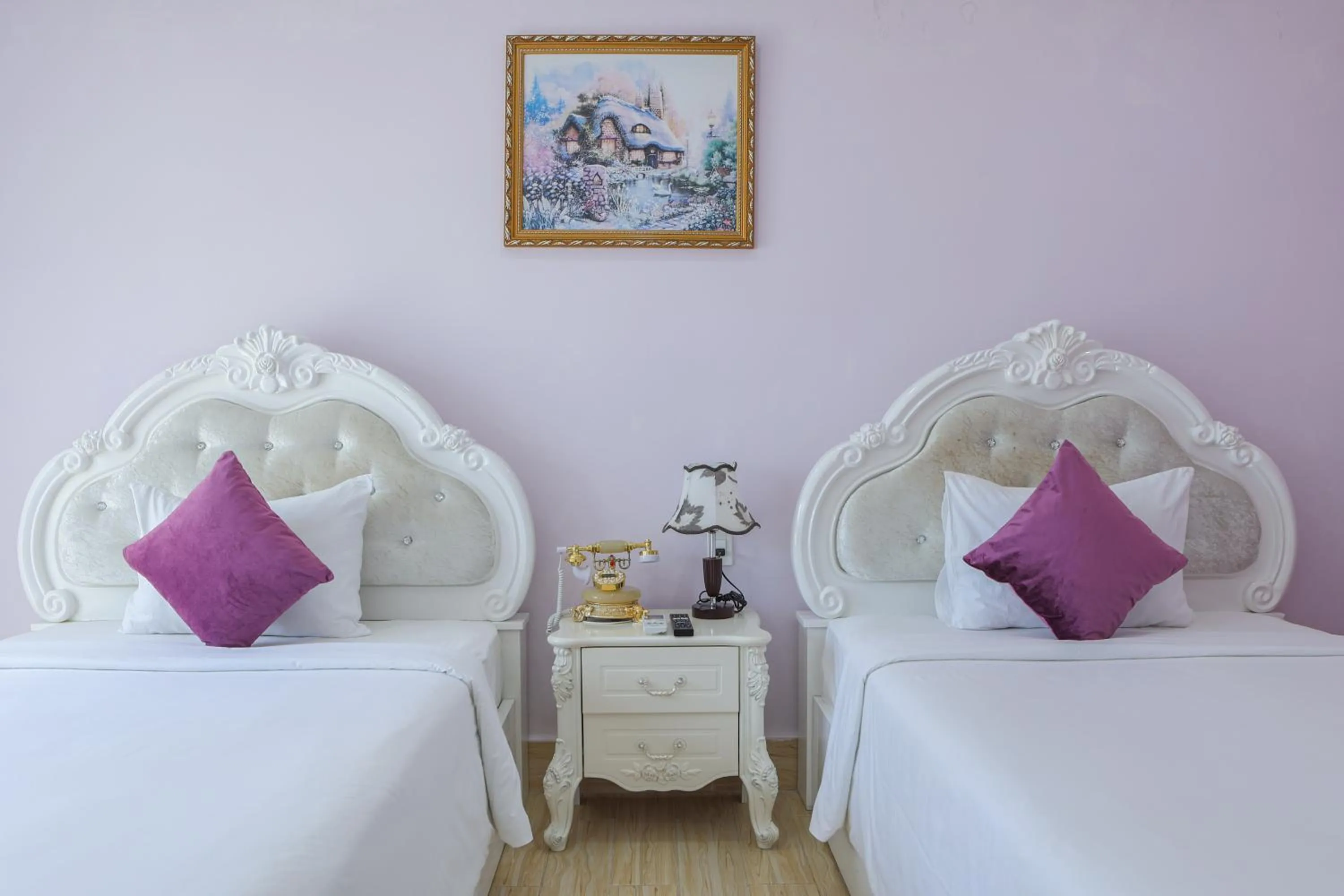 Bed in Happy Star Hotel Nha Trang