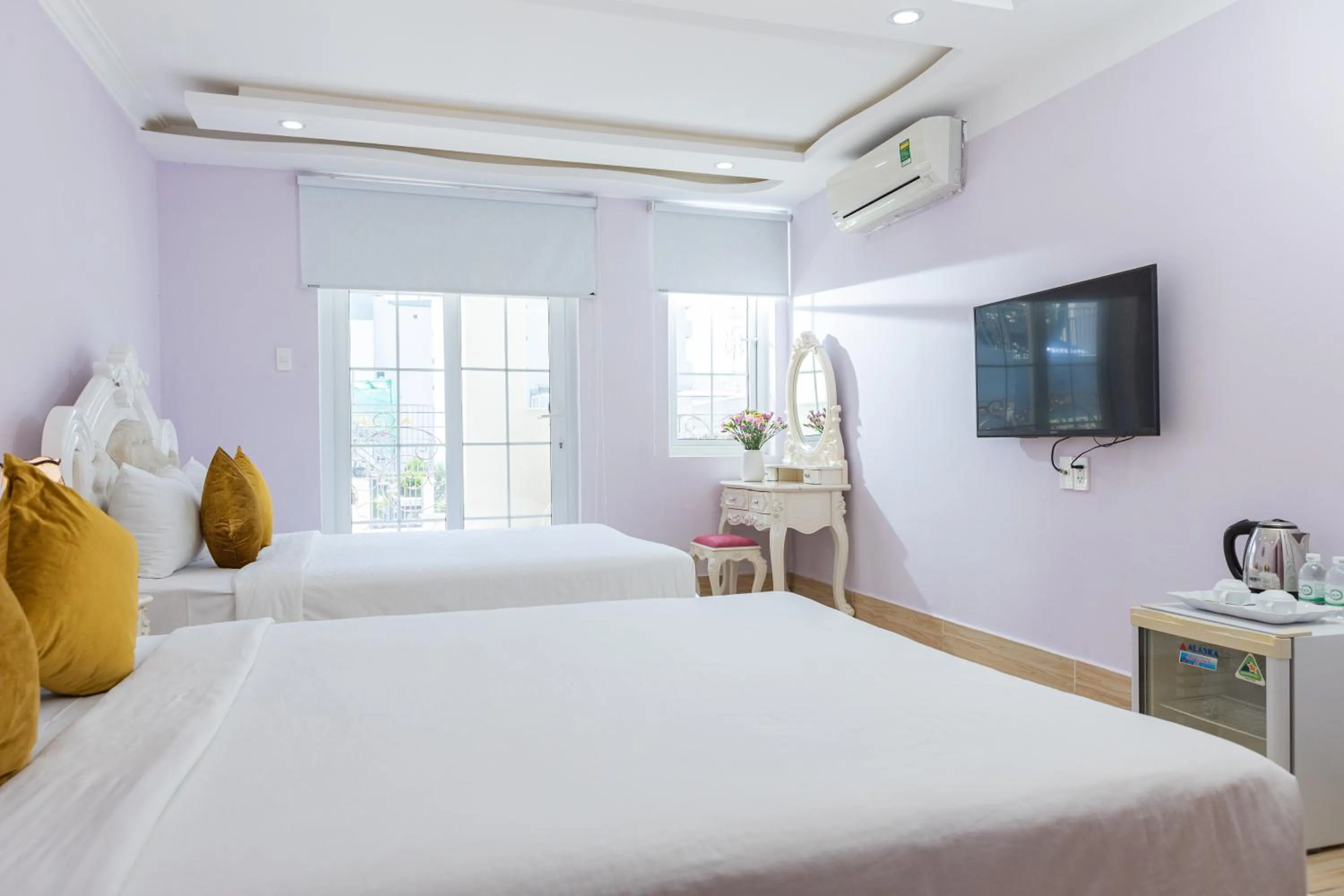Bed in Happy Star Hotel Nha Trang