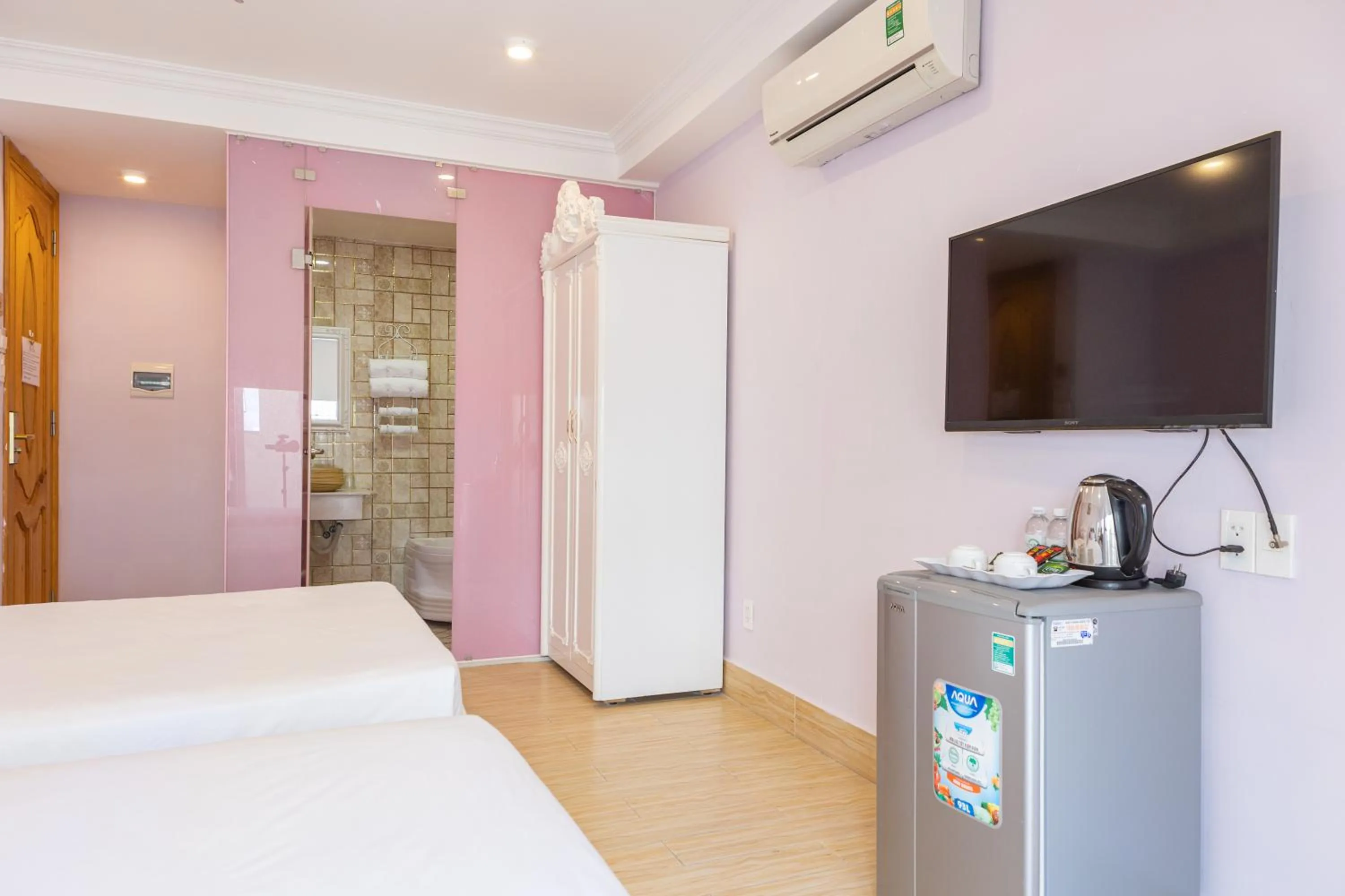 Bed in Happy Star Hotel Nha Trang