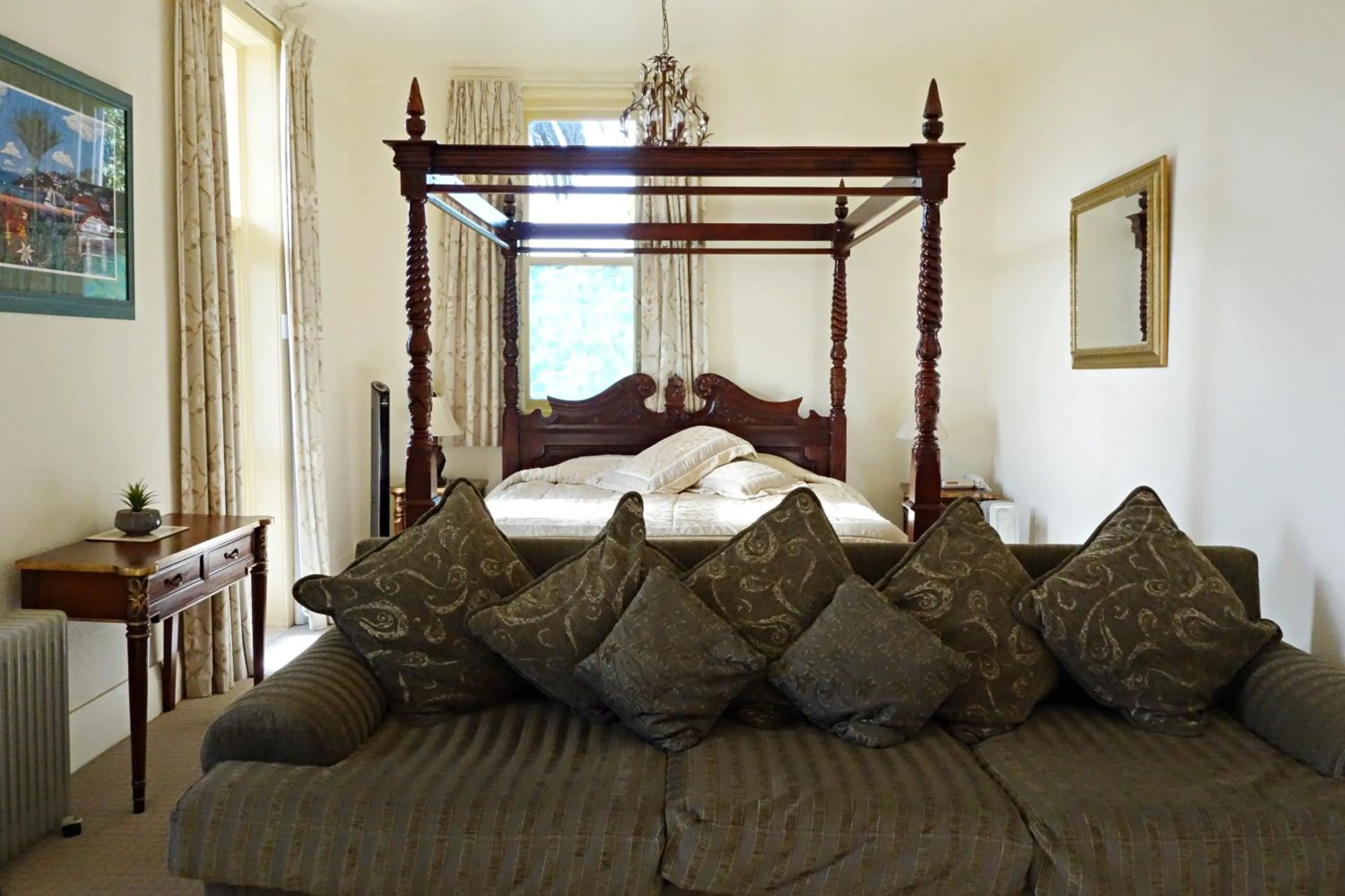 Bedroom, Bed in Manor Views NZ