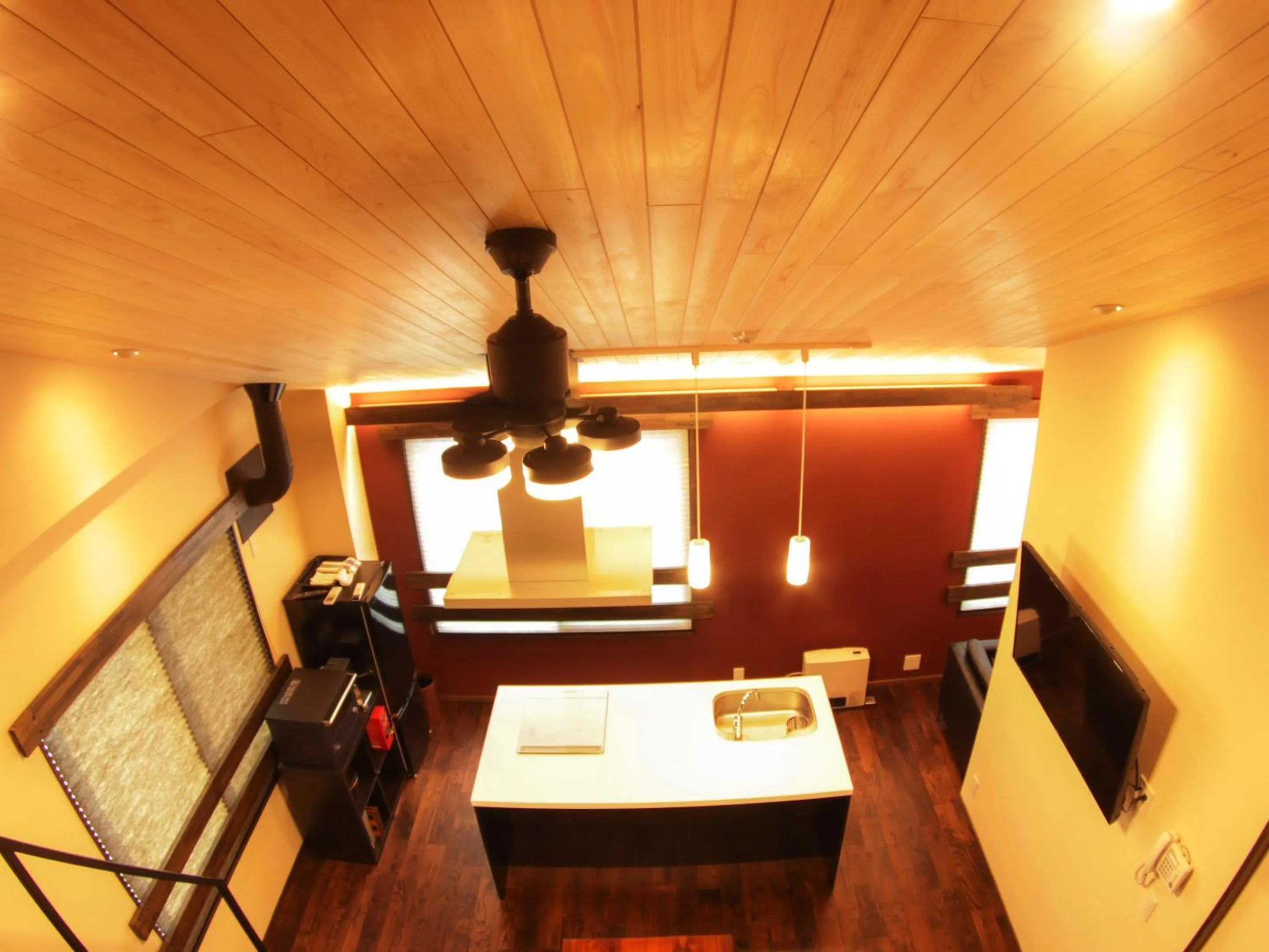 kitchen, Bed in Shirakaba