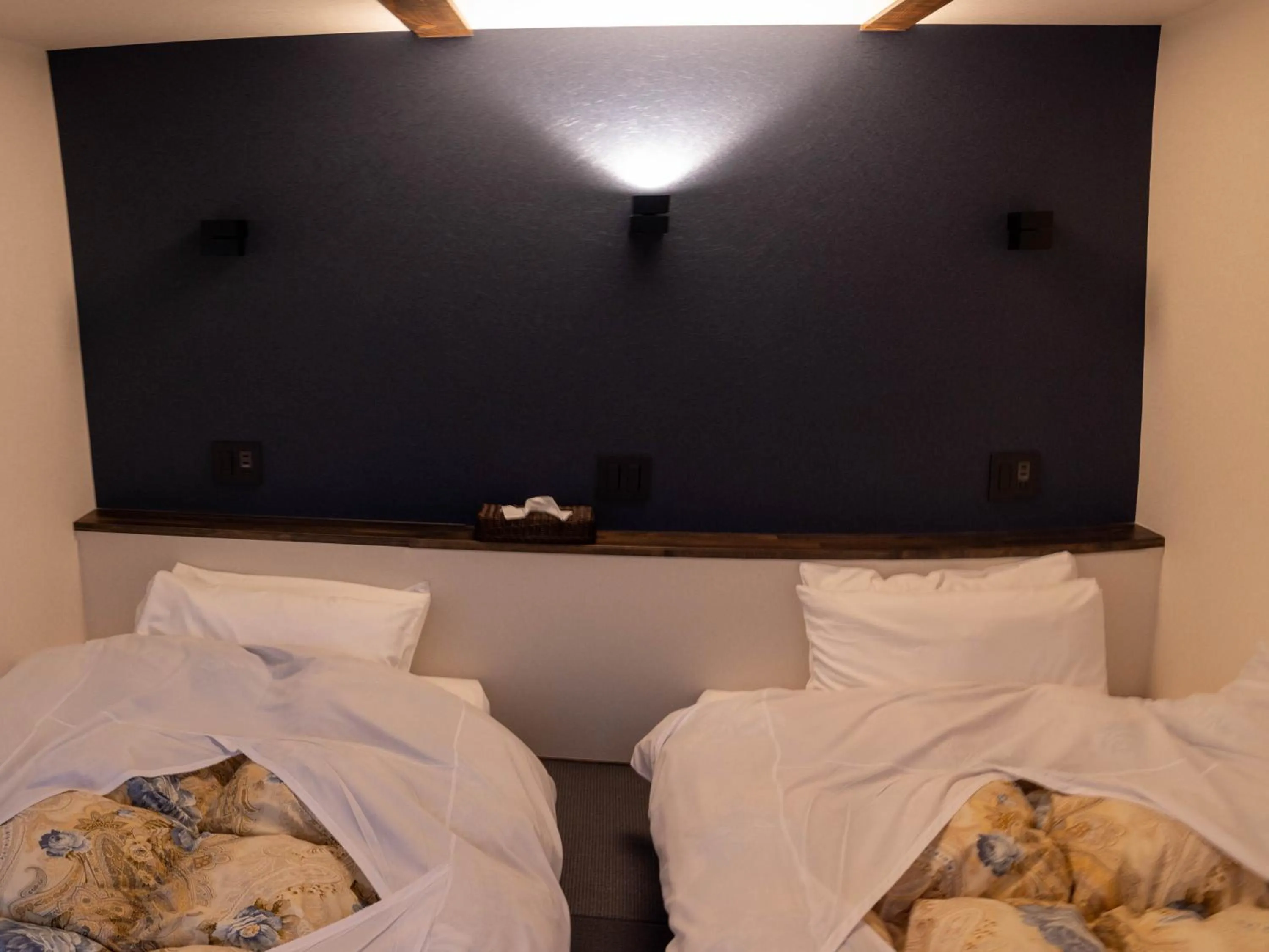 Photo of the whole room, Bed in Shirakaba