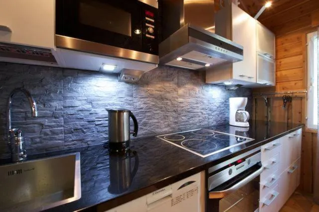 Kitchen or kitchenette in Hippu Apartment