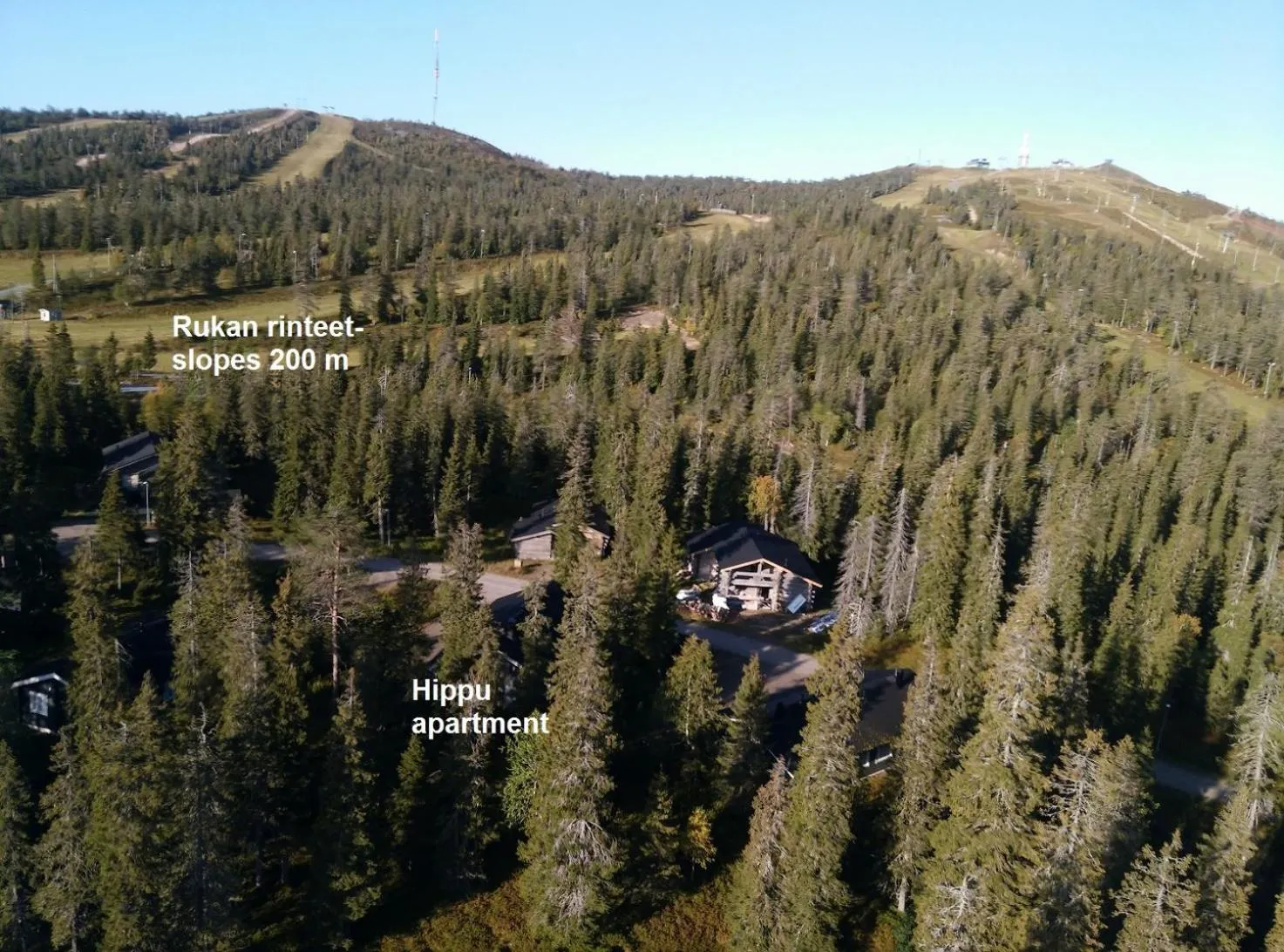 Bird's eye view in Hippu Apartment