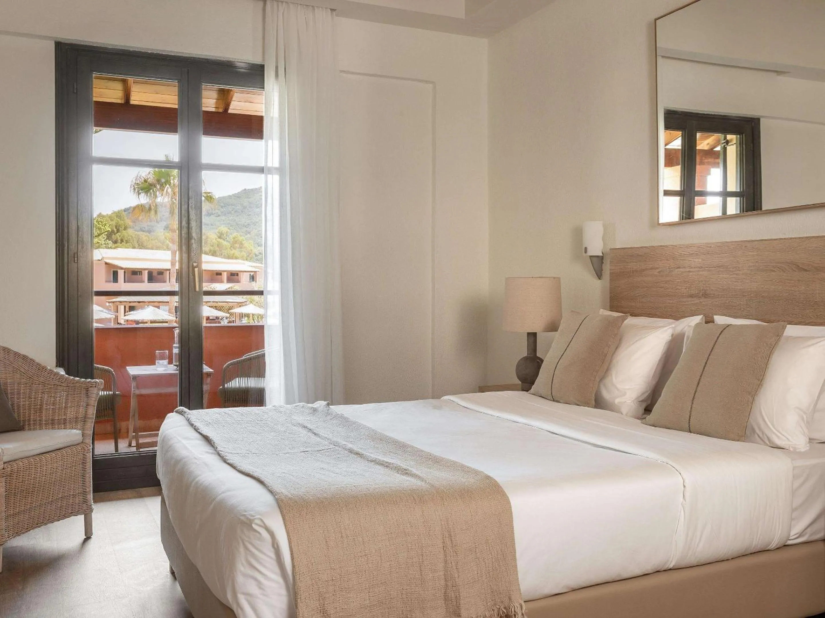 Bedroom, Bed in Grecotel LUXME Costa Botanica