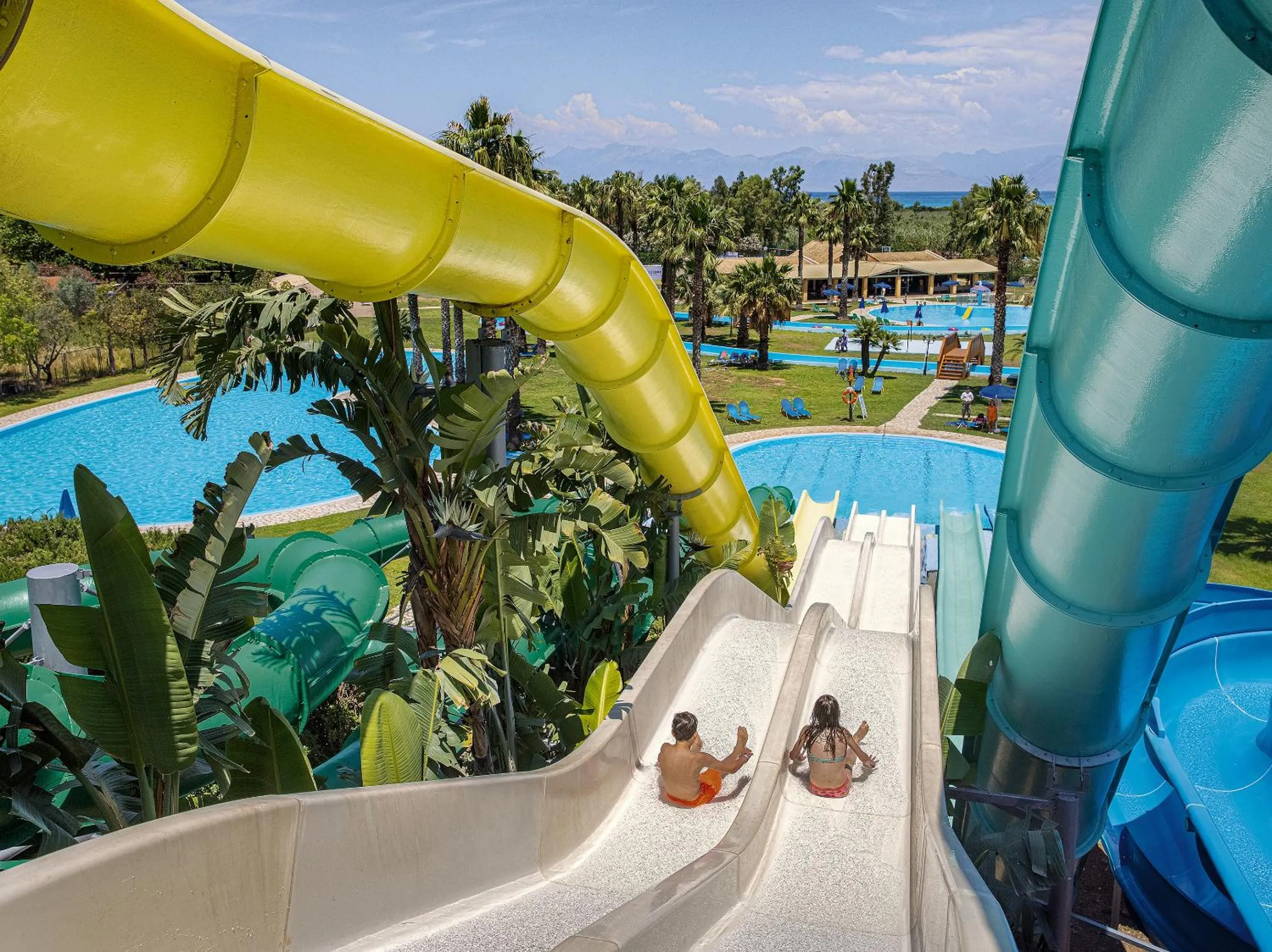 Aqua park in Grecotel LUXME Costa Botanica