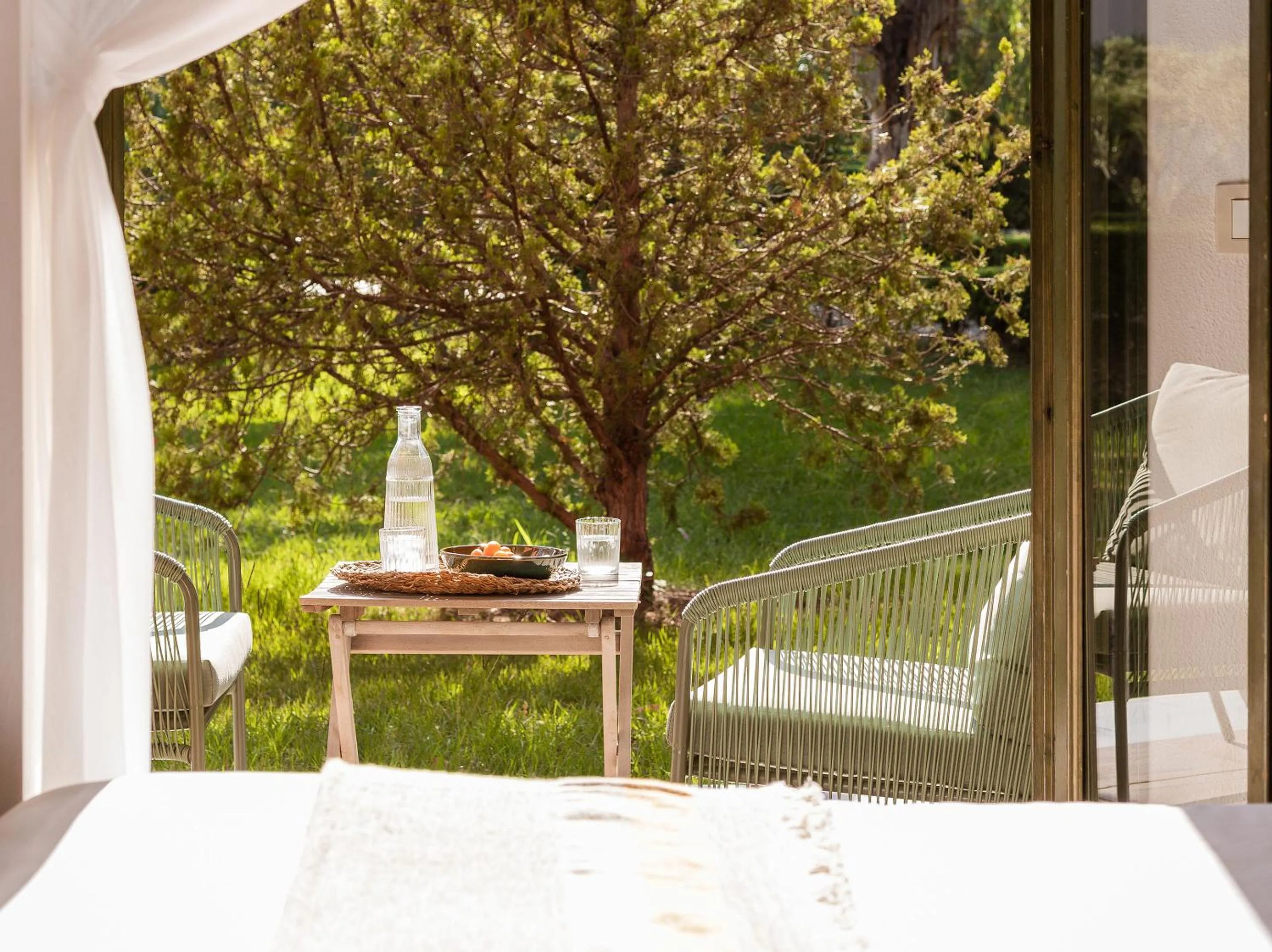 Garden view in Grecotel LUXME Costa Botanica