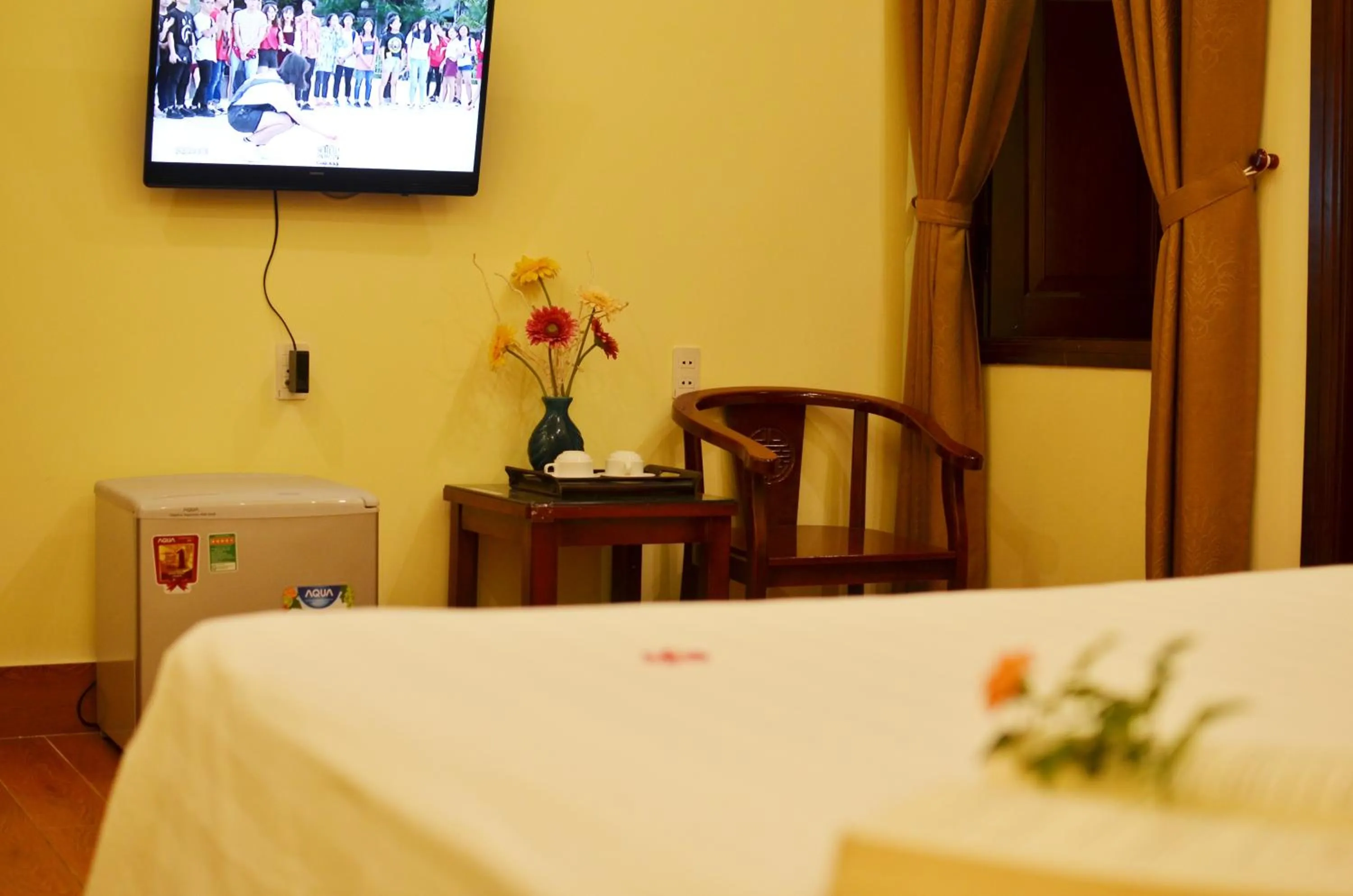 Decorative detail, Bed in Panda Garden Homestay