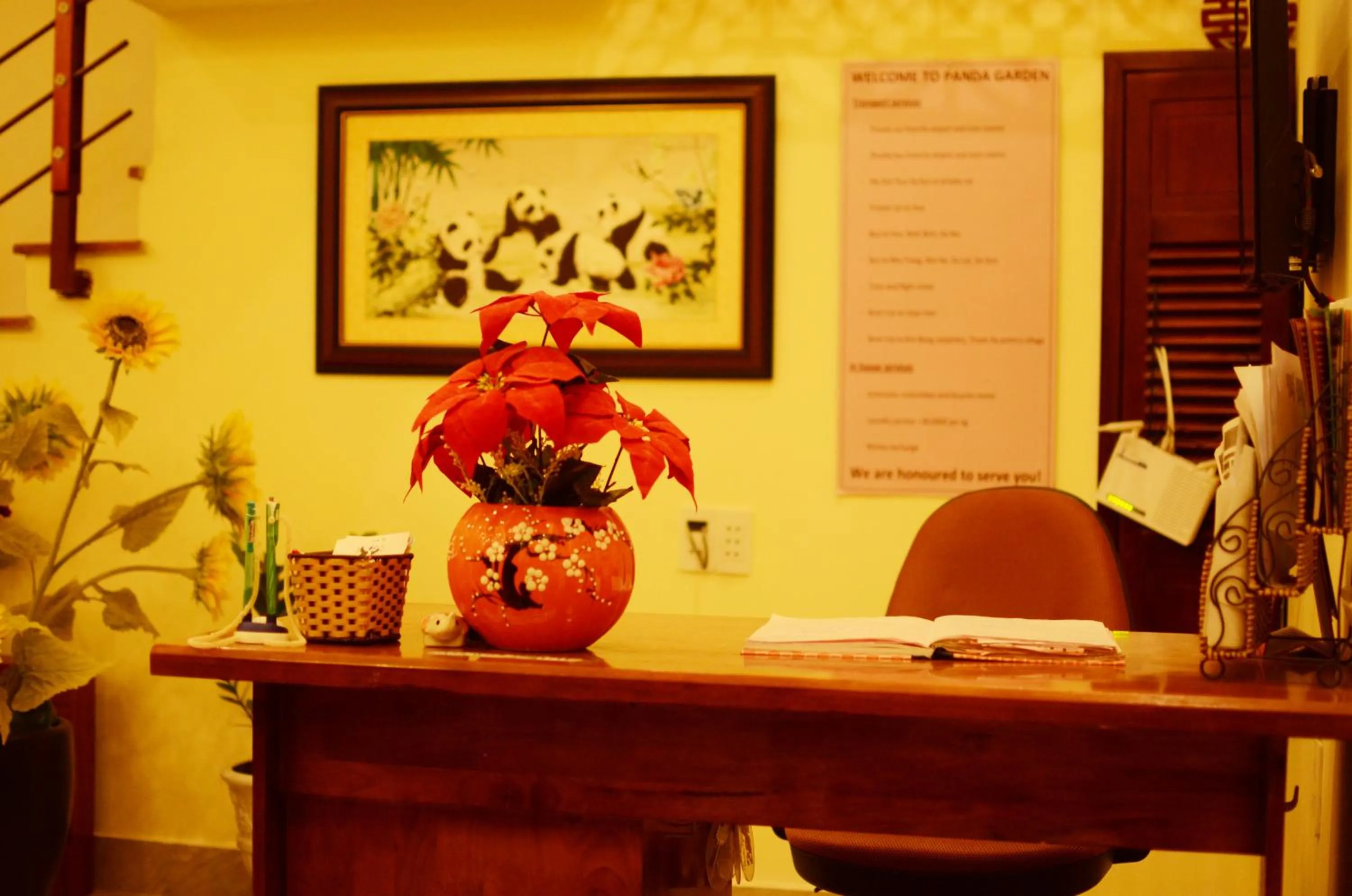 Lobby or reception in Panda Garden Homestay