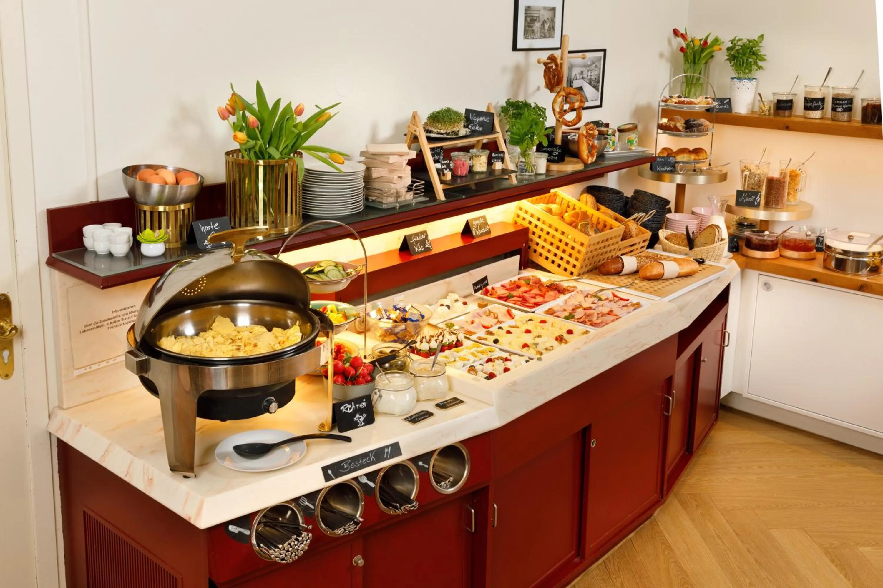 Buffet breakfast in Rosi Boutique Hotel