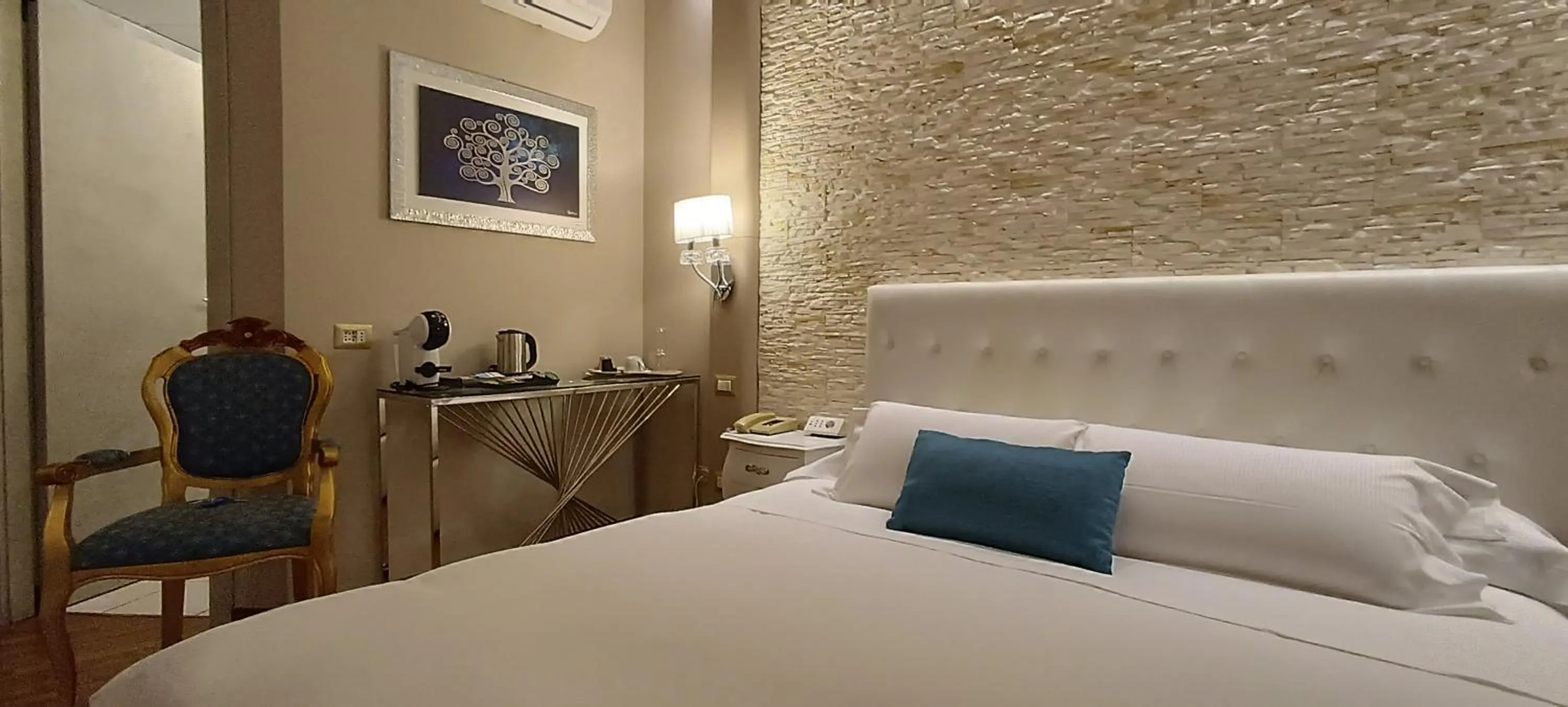 furniture, Bed in Hotel Palladium