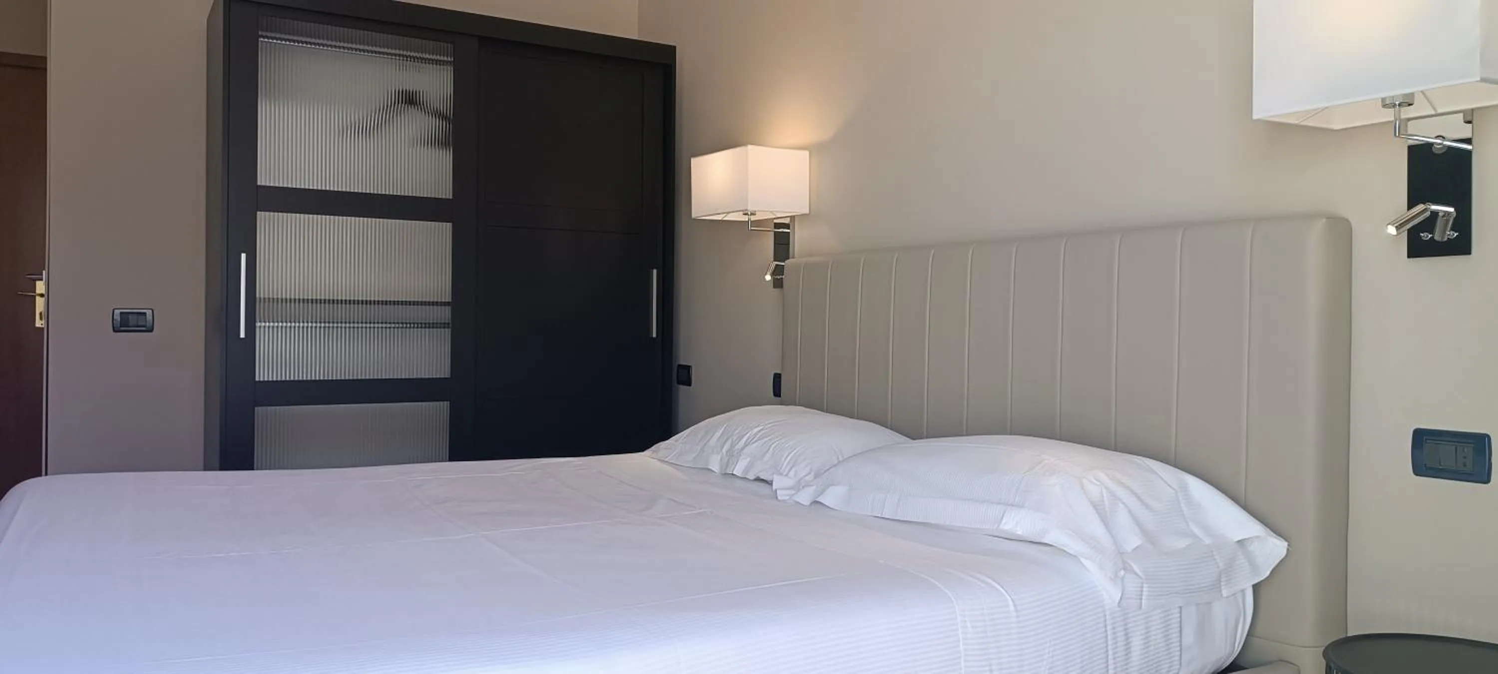 Decorative detail, Bed in Hotel Palladium