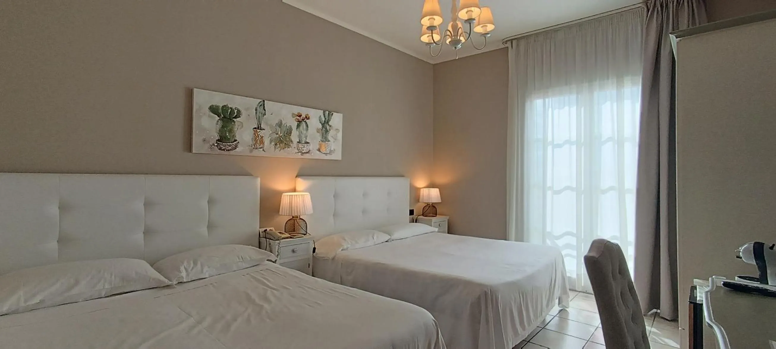 Decorative detail, Bed in Hotel Palladium