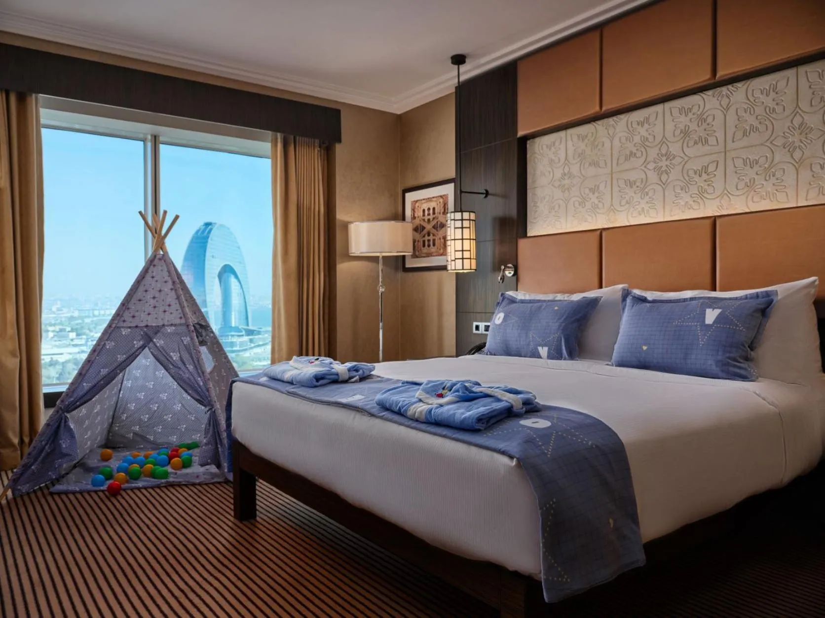 Bedroom, Bed in Hilton Baku