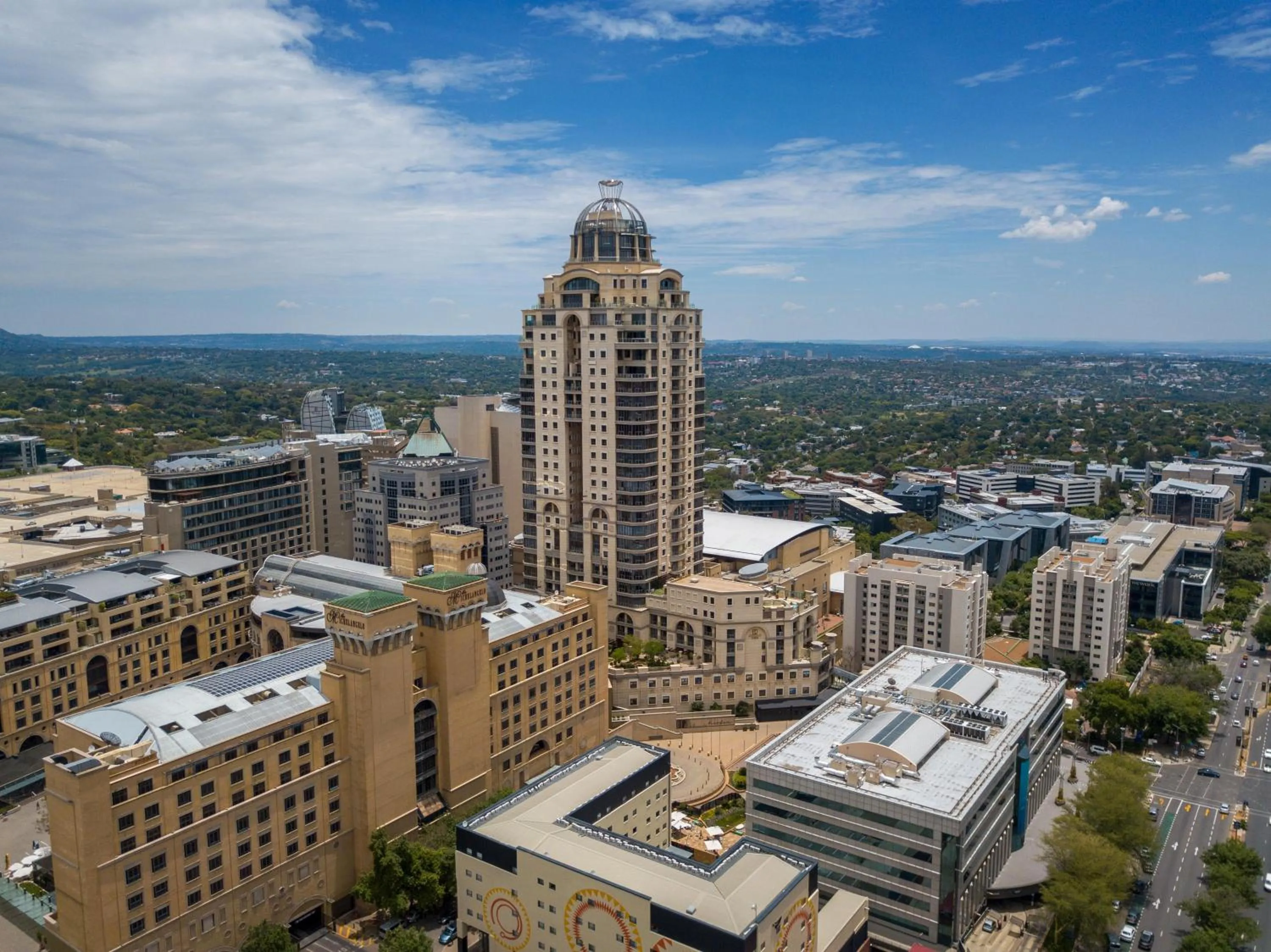 Bird's eye view in The Michelangelo Towers