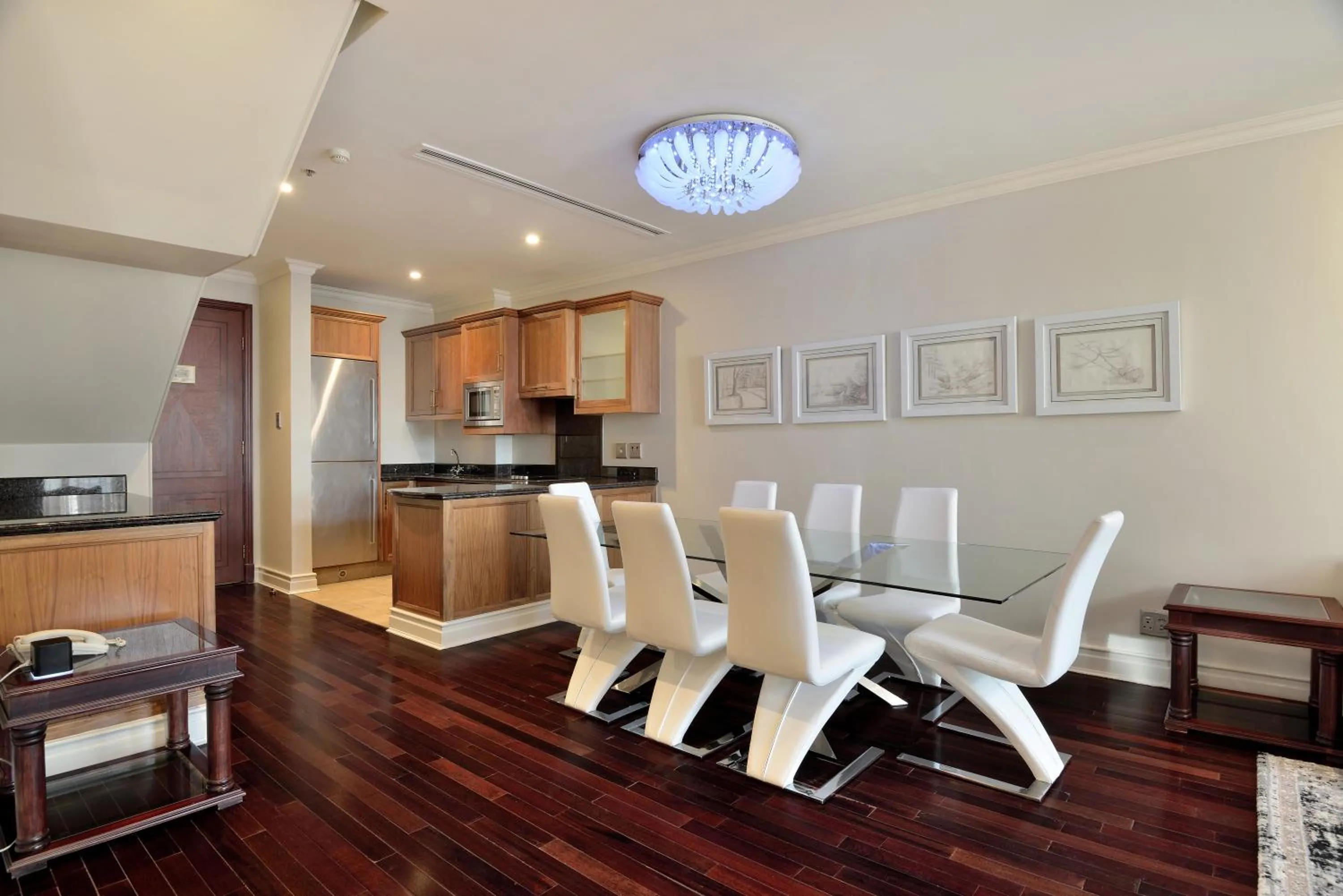 Dining area in The Michelangelo Towers