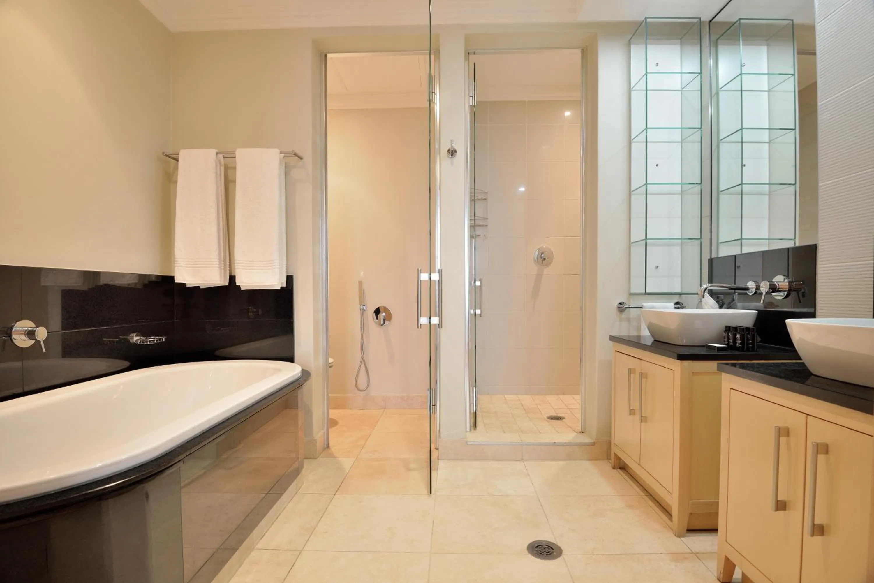 Bathroom in The Michelangelo Towers