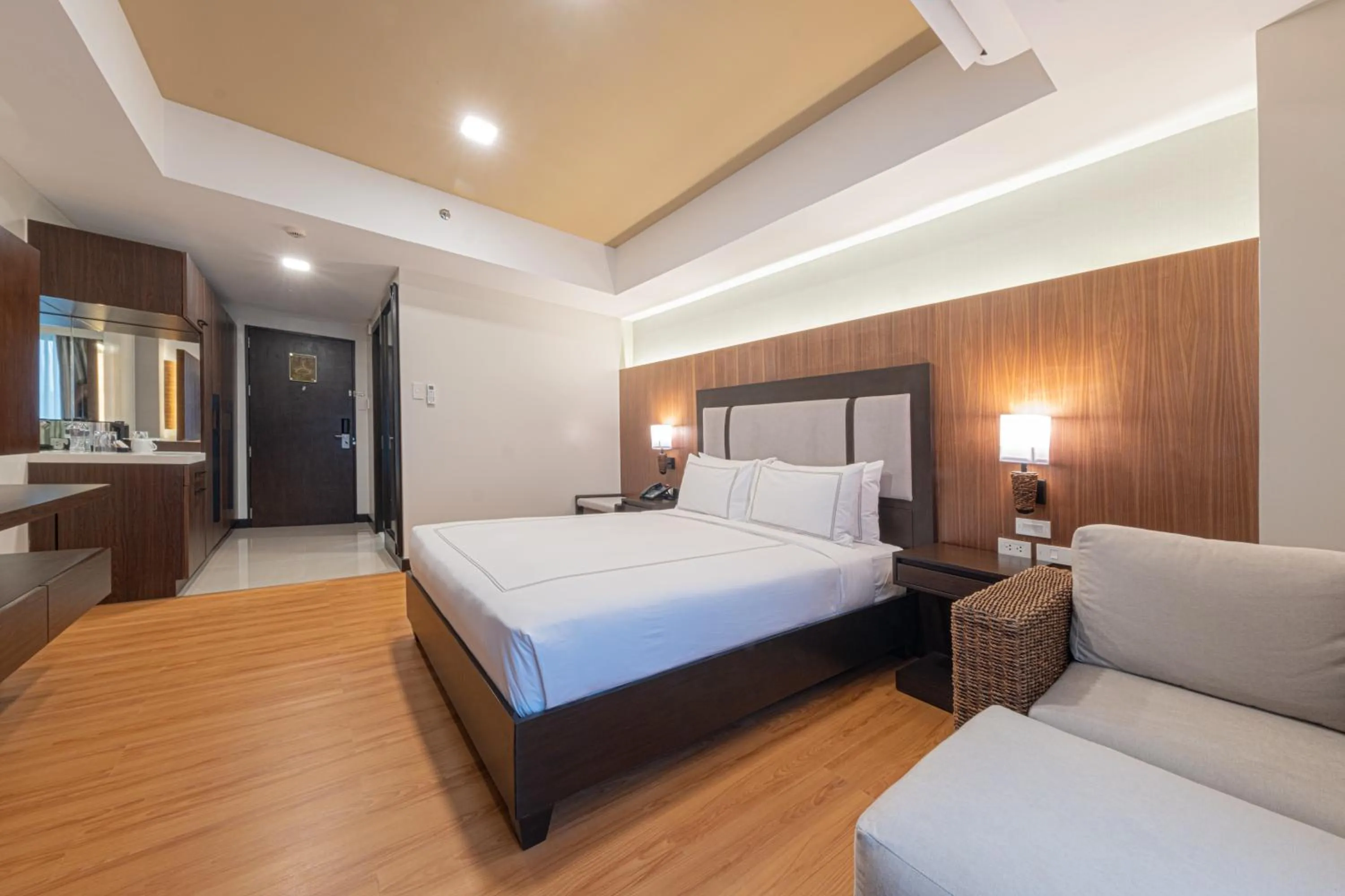 Bed in Widus Hotel Clark