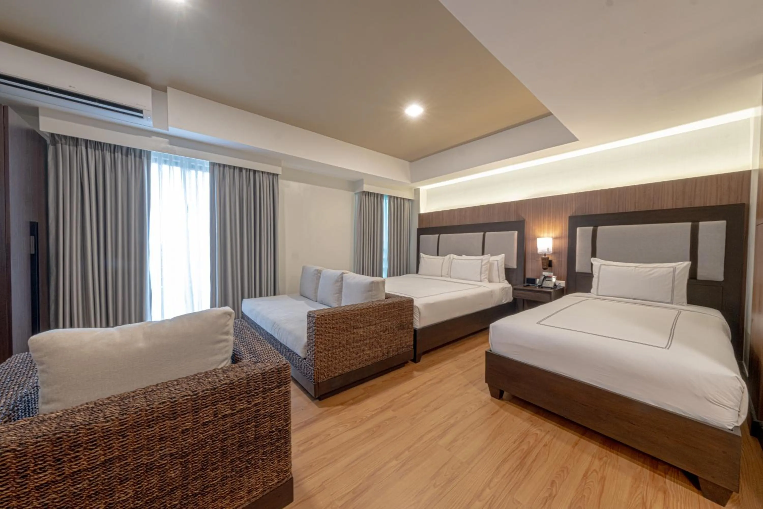 Bed in Widus Hotel Clark