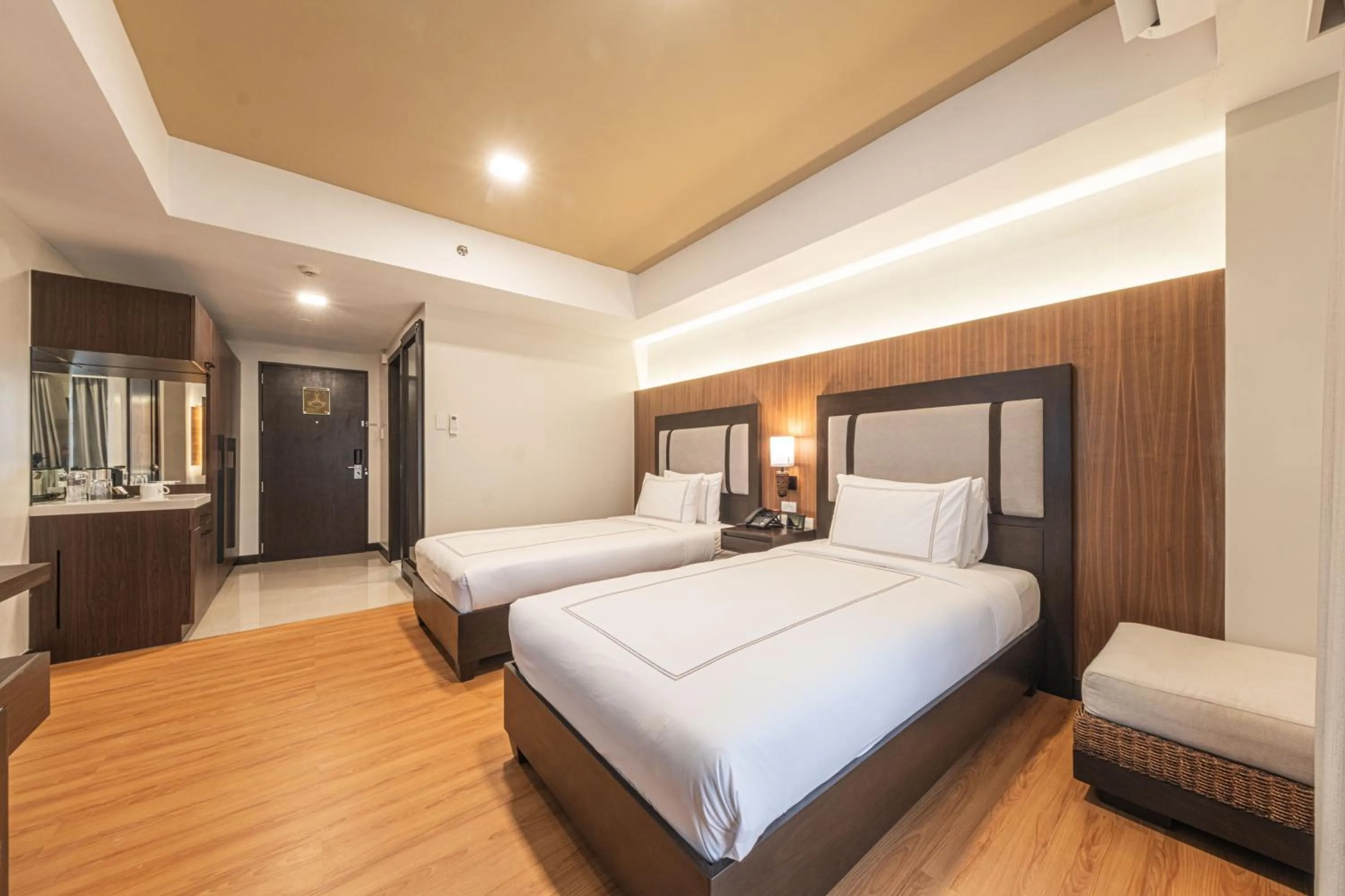 Bed in Widus Hotel Clark