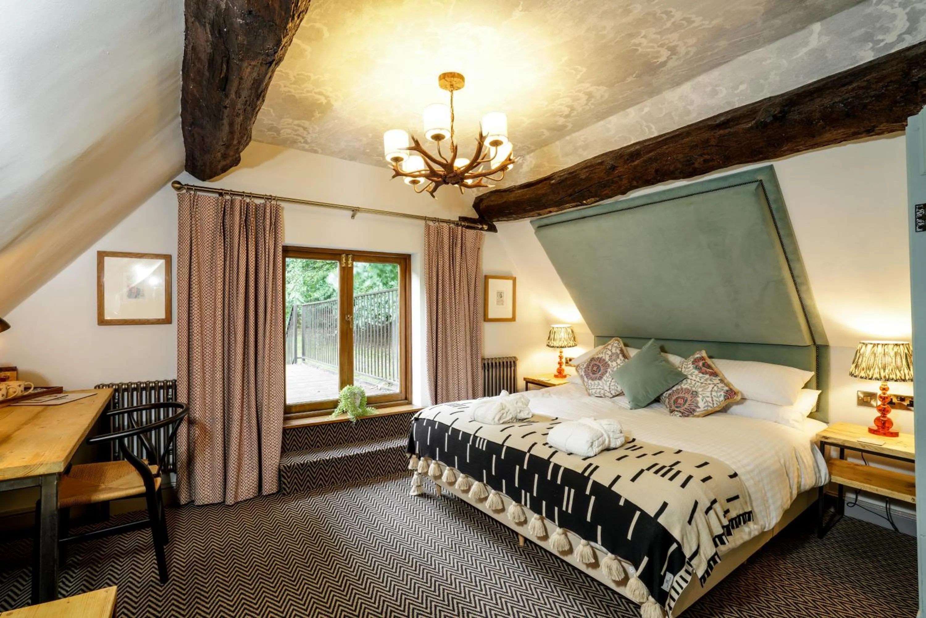 Bed in The Pheasant Inn