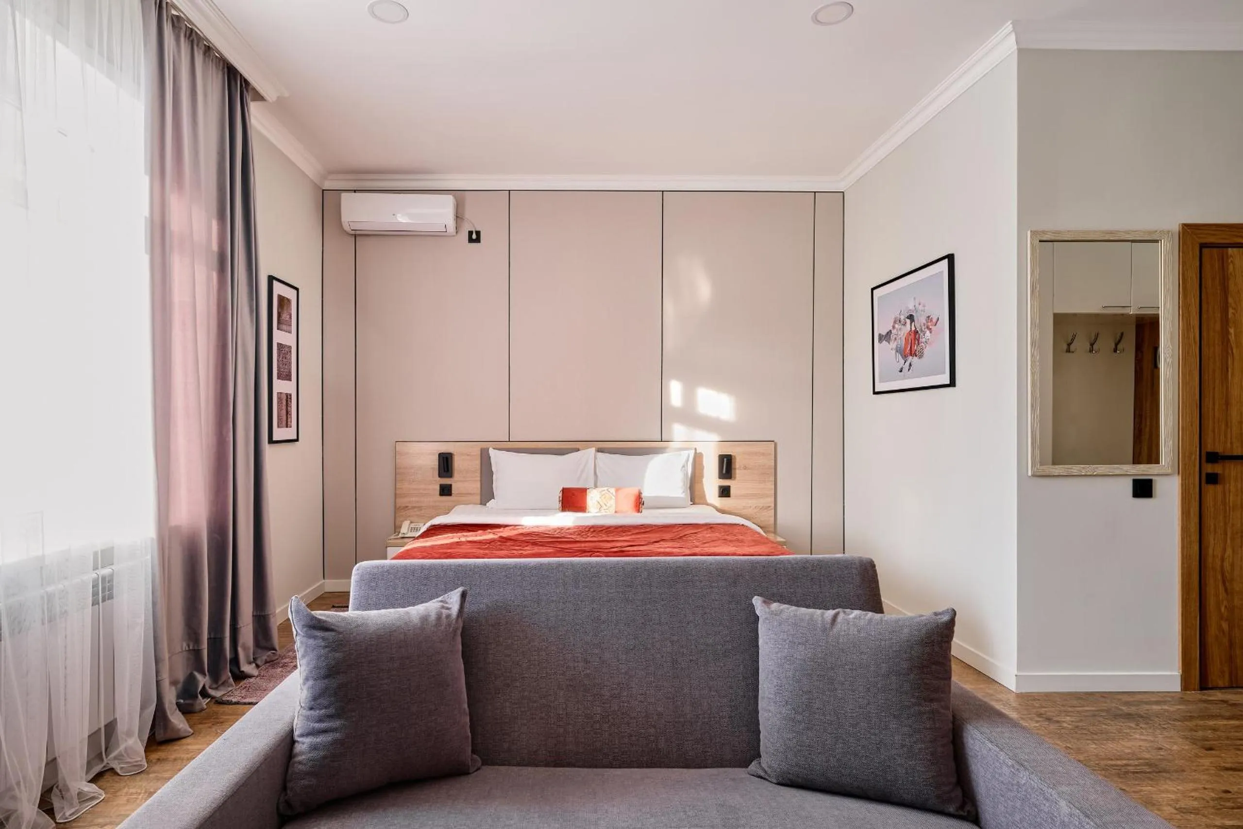 Bed in Aisha Bibi Hotel & Spa