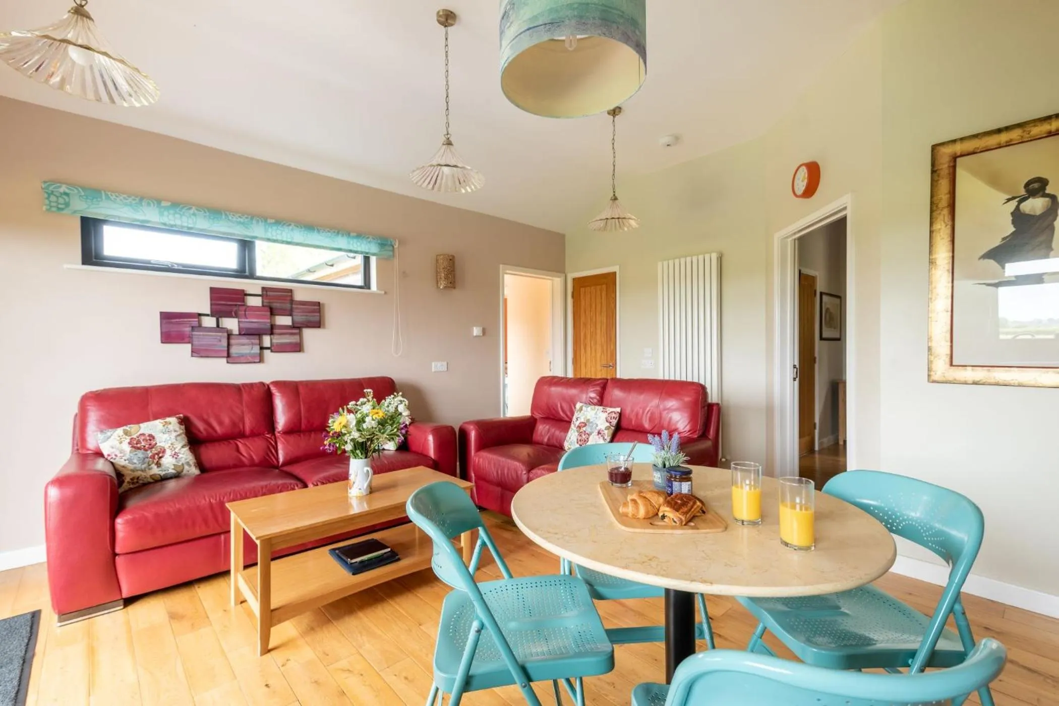Living room in Tor Farm Lodge