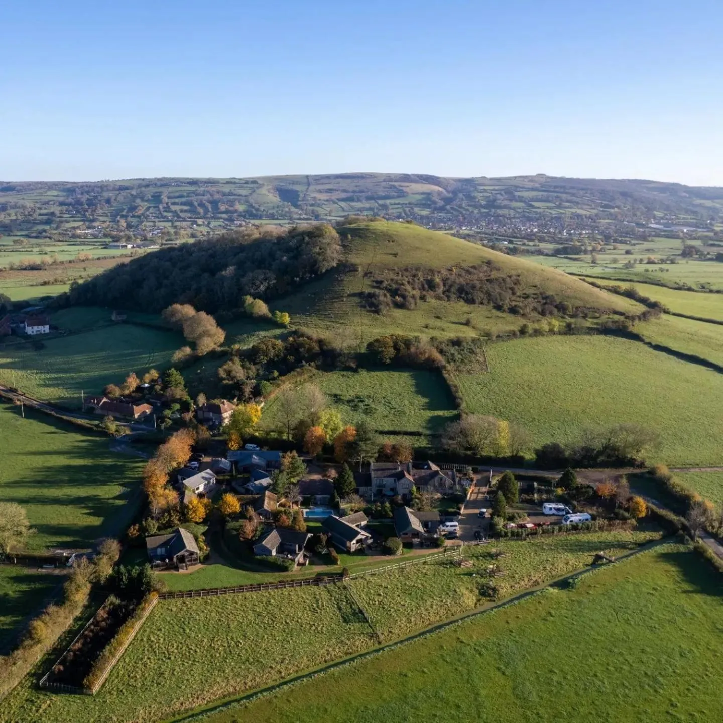 Natural landscape in Tor Farm Lodge