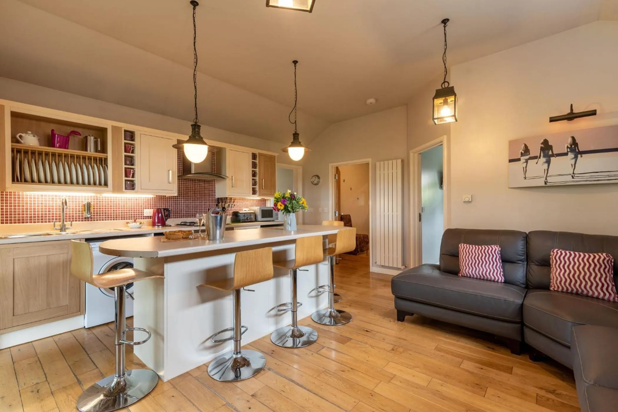 Living room in Tor Farm Lodge