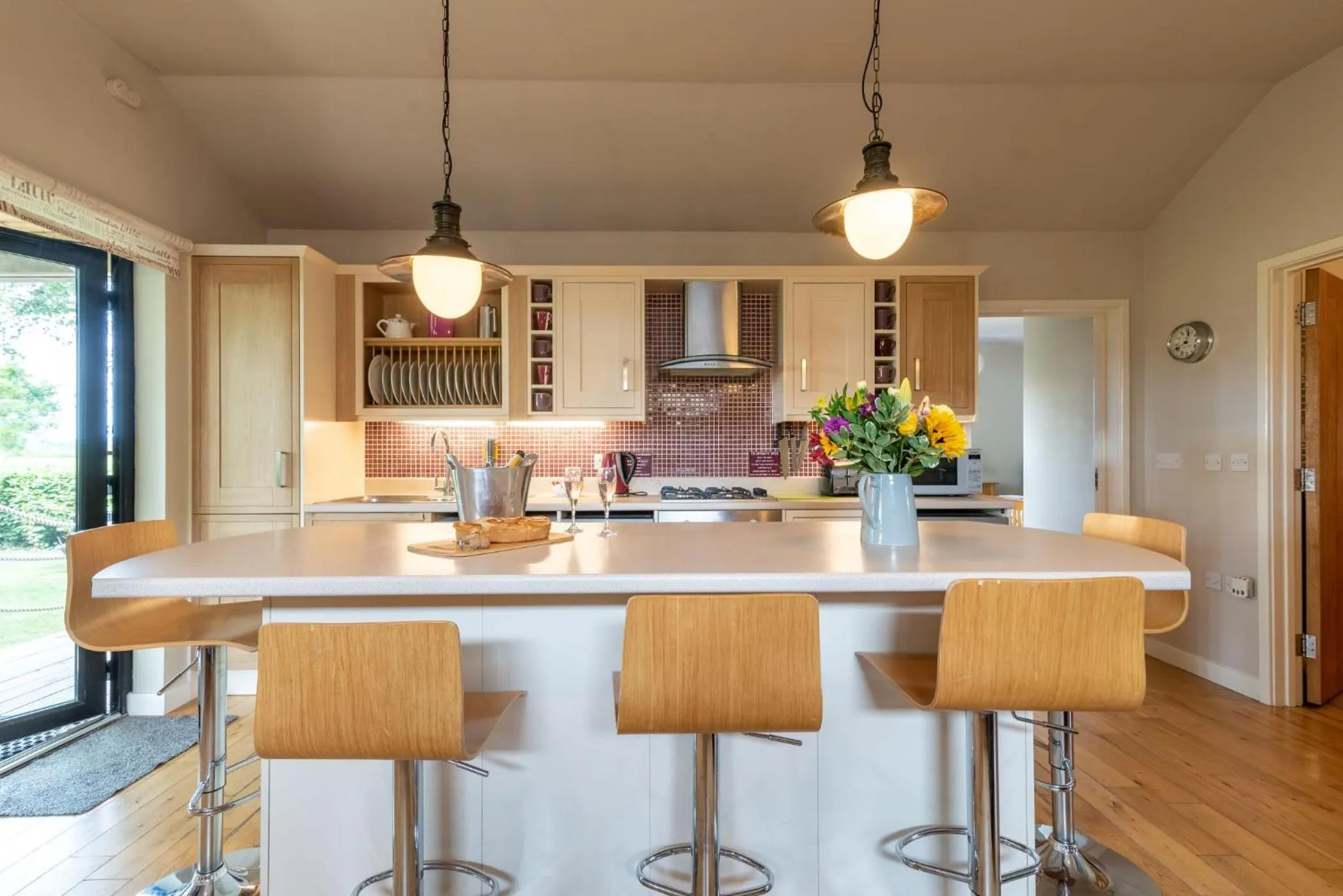Dining area in Tor Farm Lodge