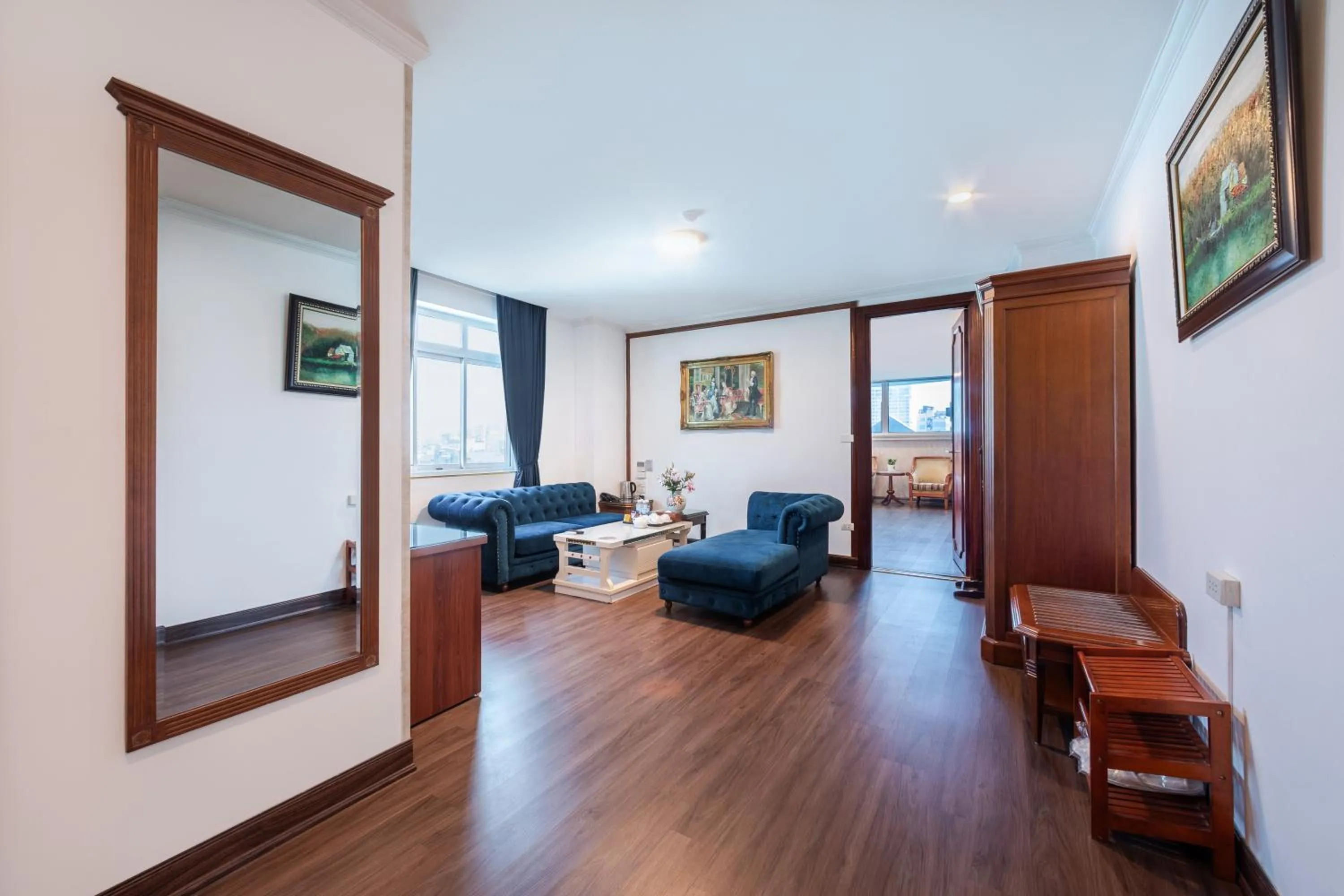 Living room, Bed in A25 Hotel - 19 Phan Đình Phùng