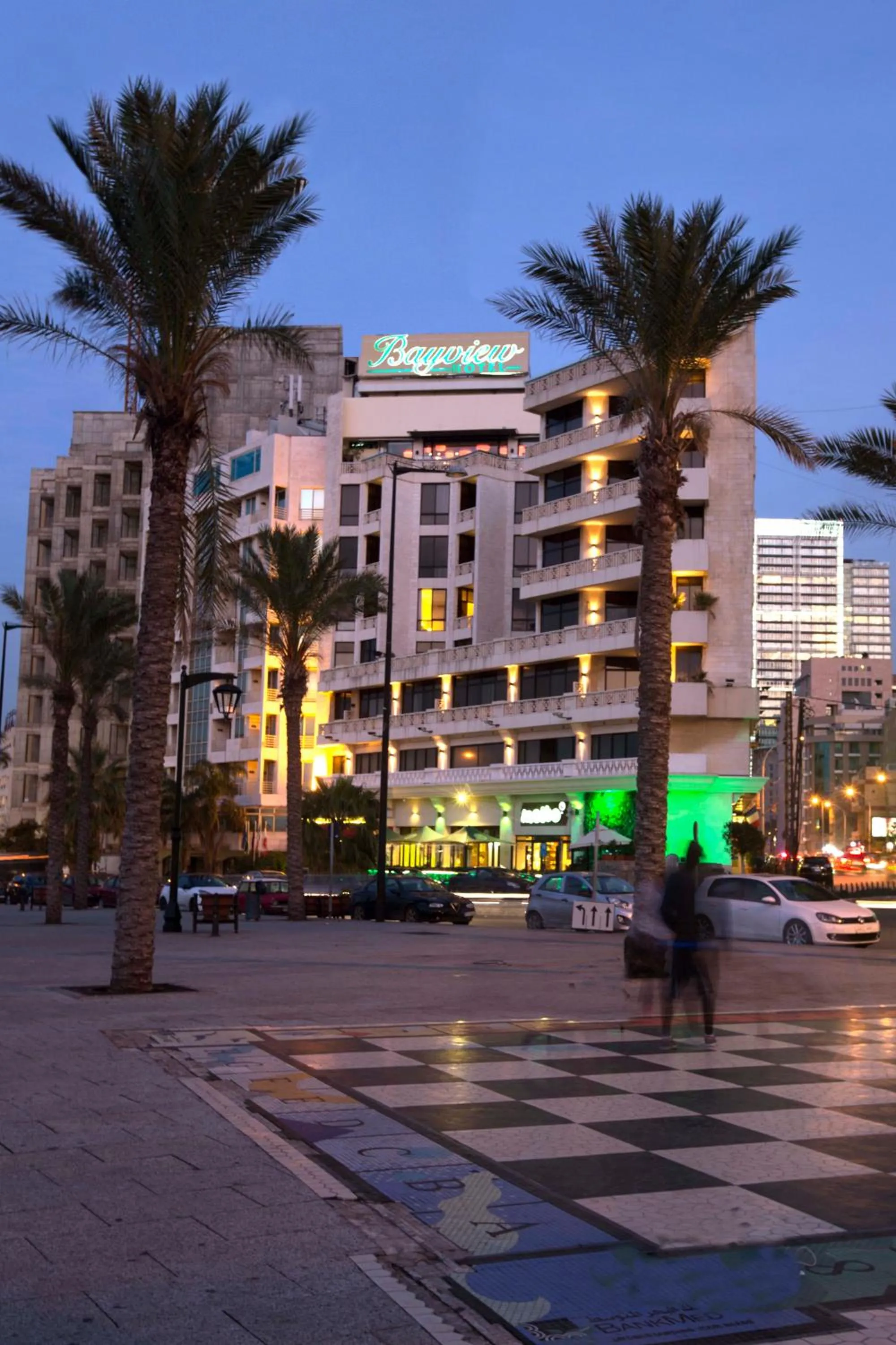 Facade/entrance in Bayview Hotel Beirut
