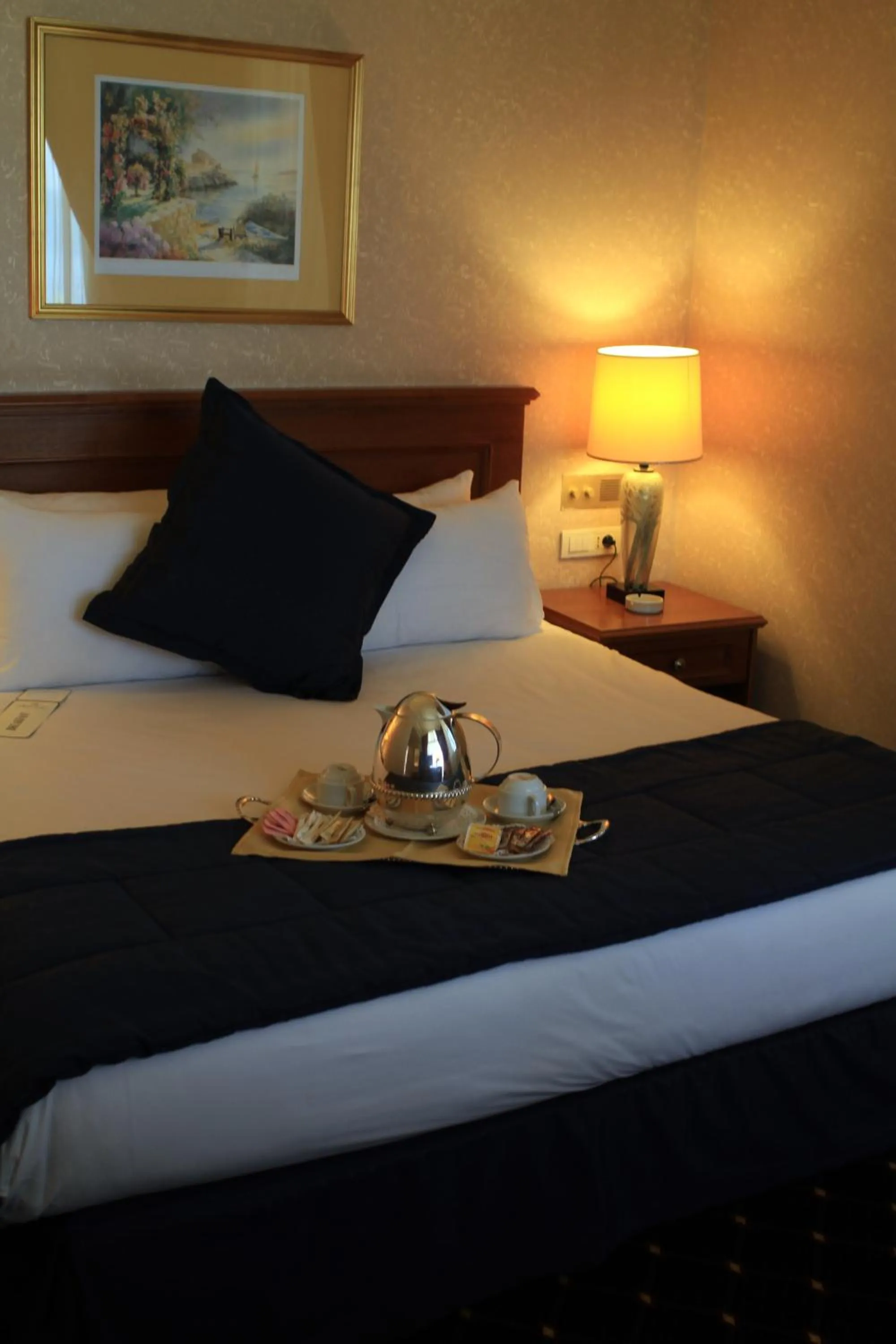 Bed in Bayview Hotel Beirut