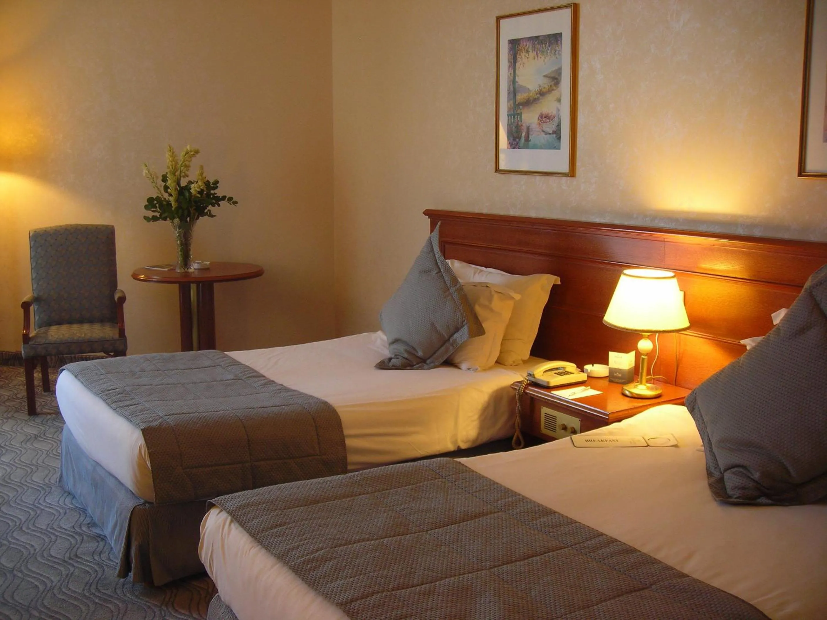 Bed in Bayview Hotel Beirut