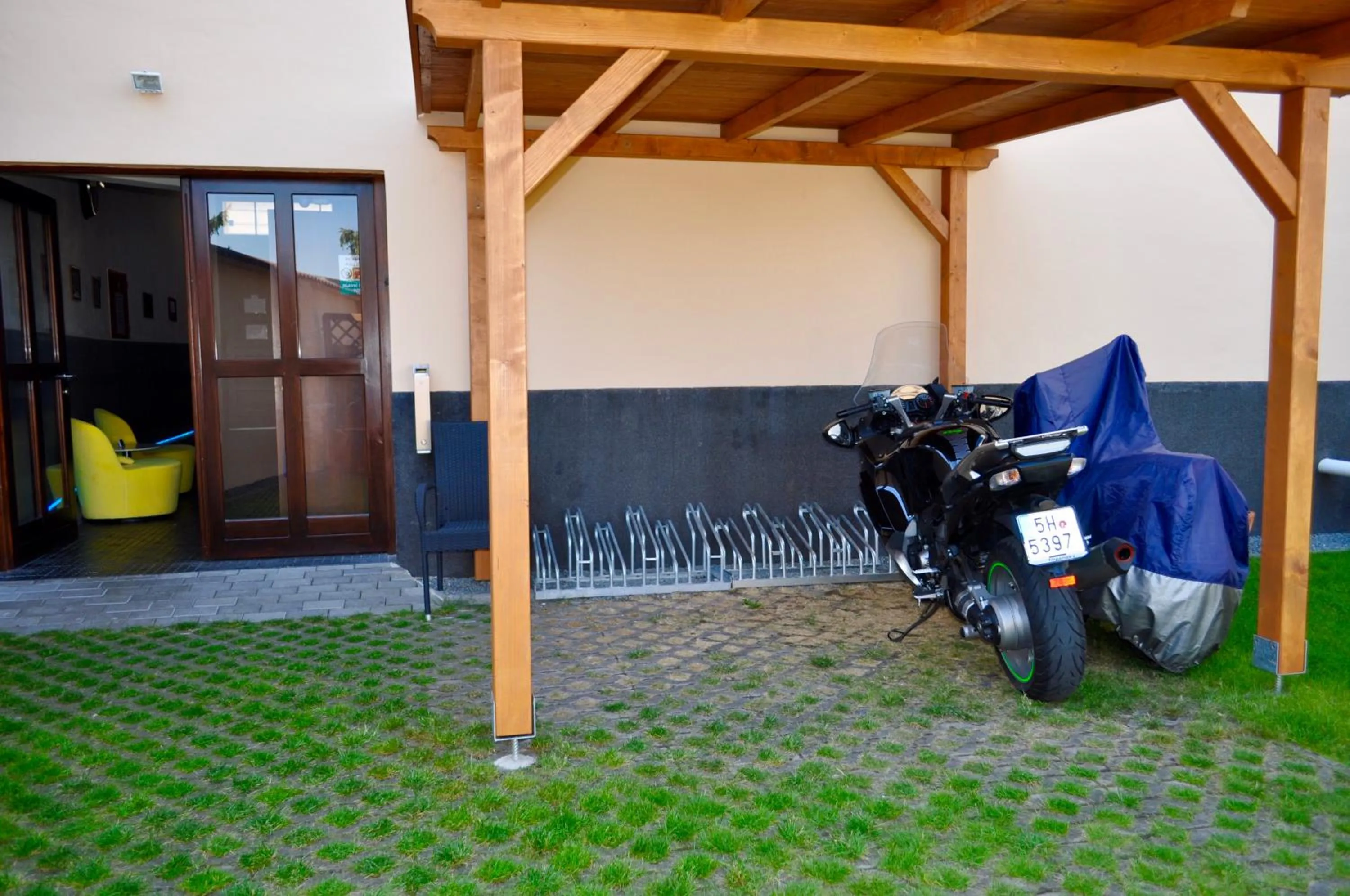 Garden in Pension Falconi