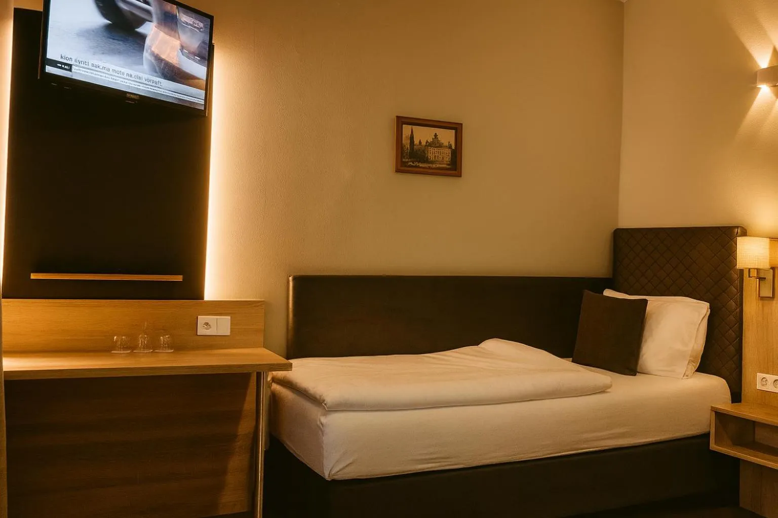 Bed in Pension Falconi