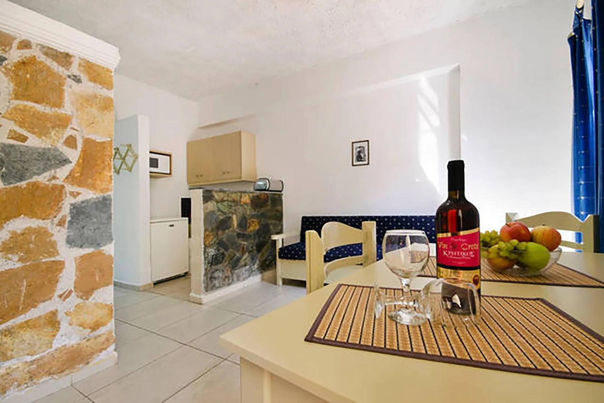 Living room in Stavros Villas&Apartments