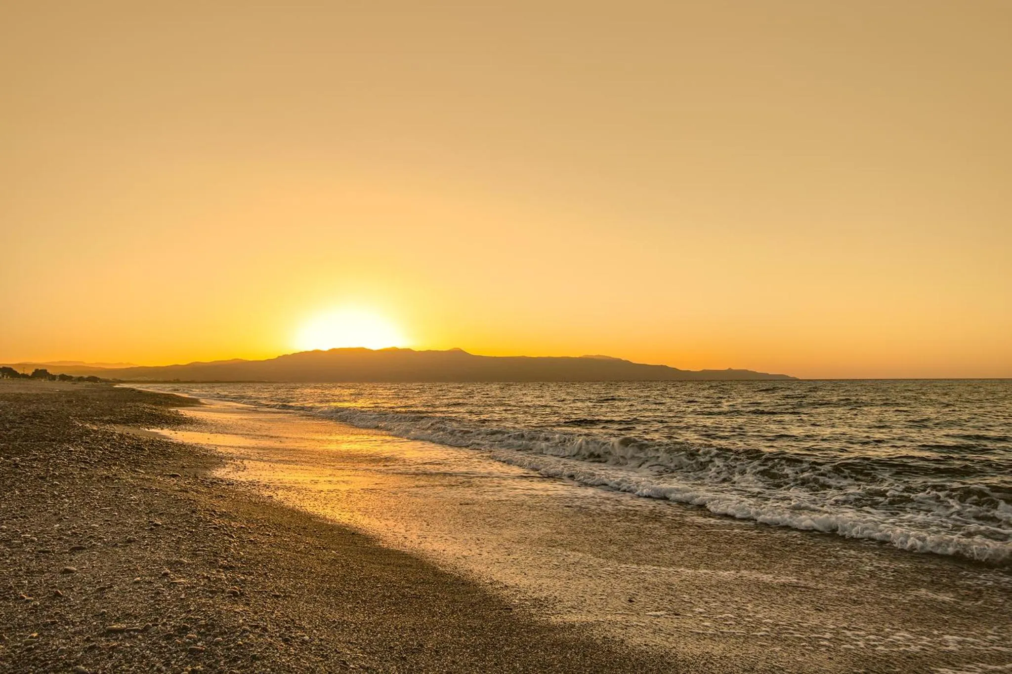 Beach in Stavros Villas&Apartments