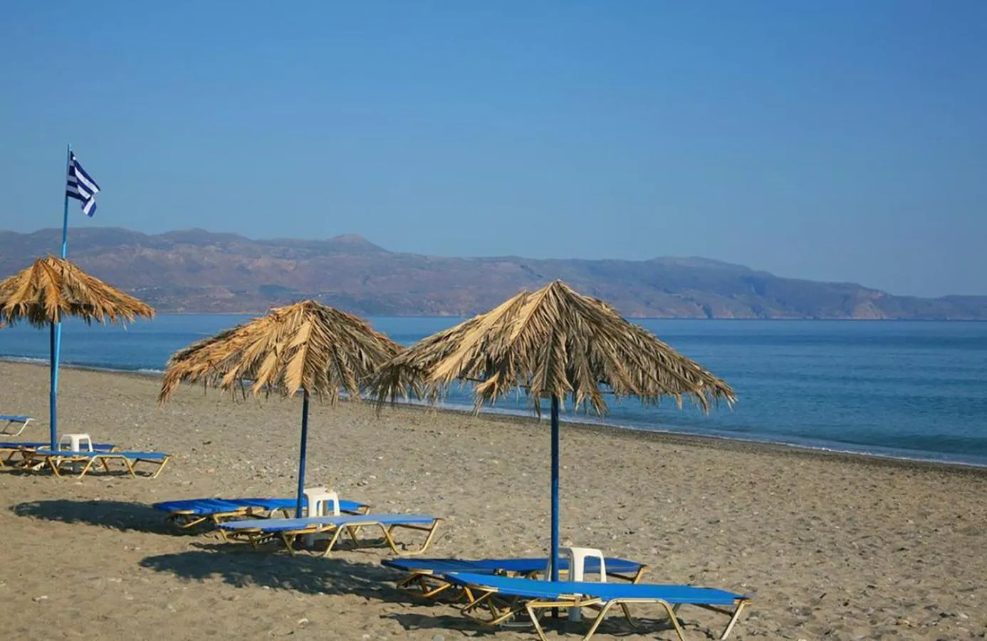 Beach in Stavros Villas&Apartments