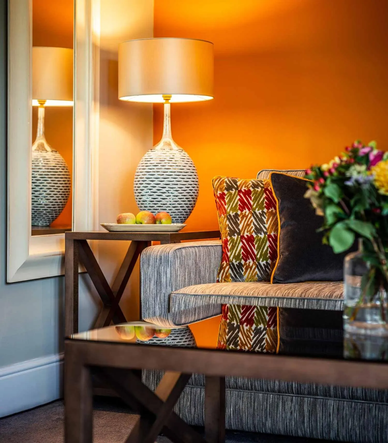 Living room in Jesmond Dene House