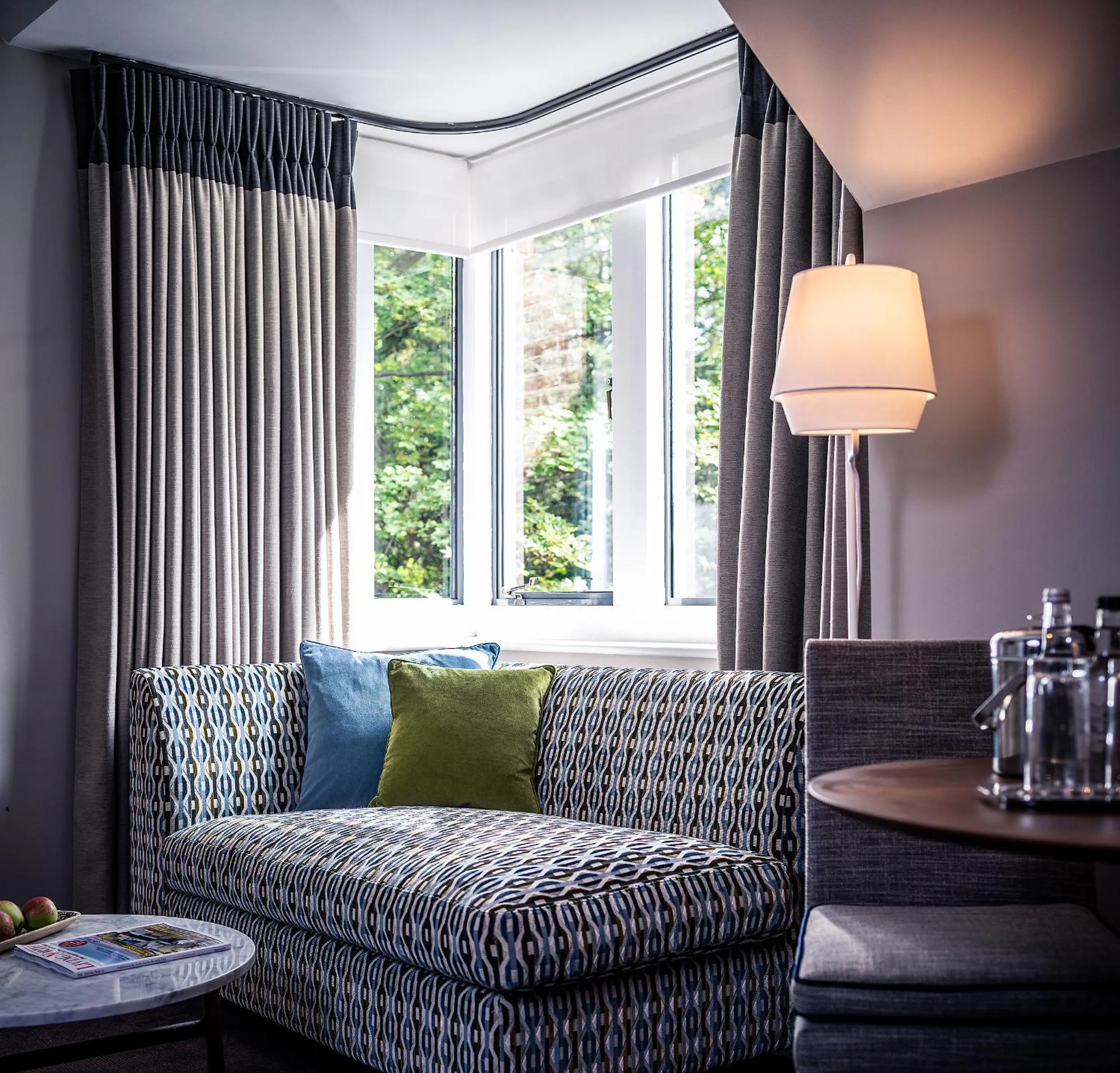 Seating area in Jesmond Dene House