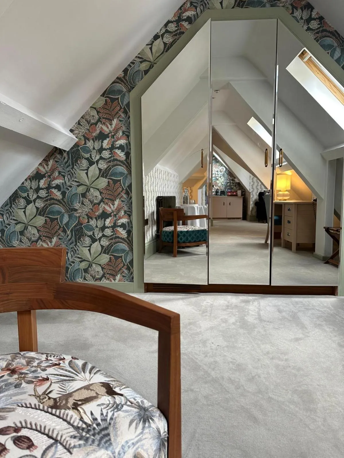 Seating area, Bed in Jesmond Dene House