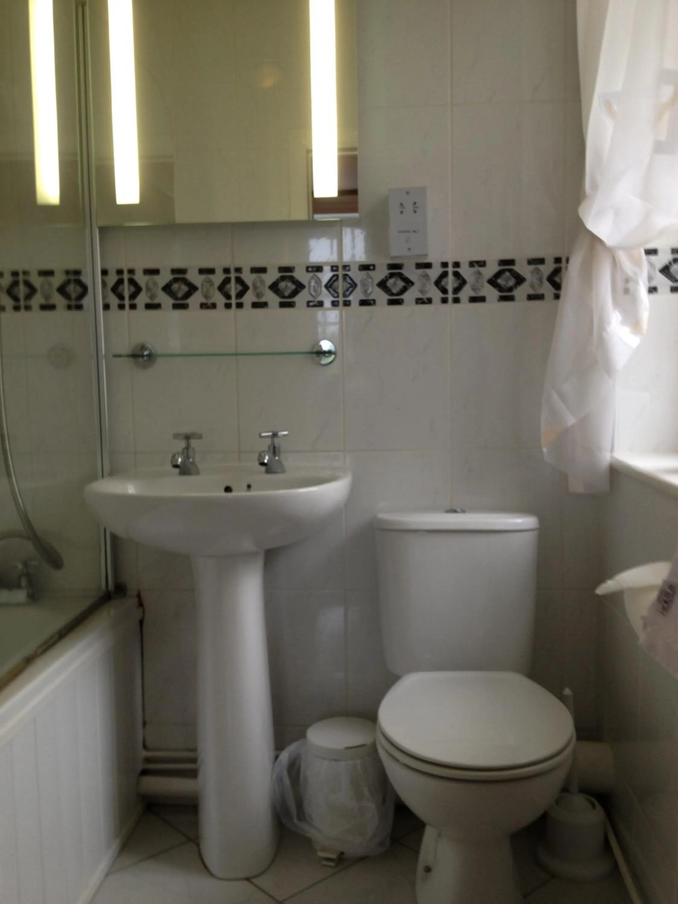 Bathroom in Ty Newydd Country Hotel