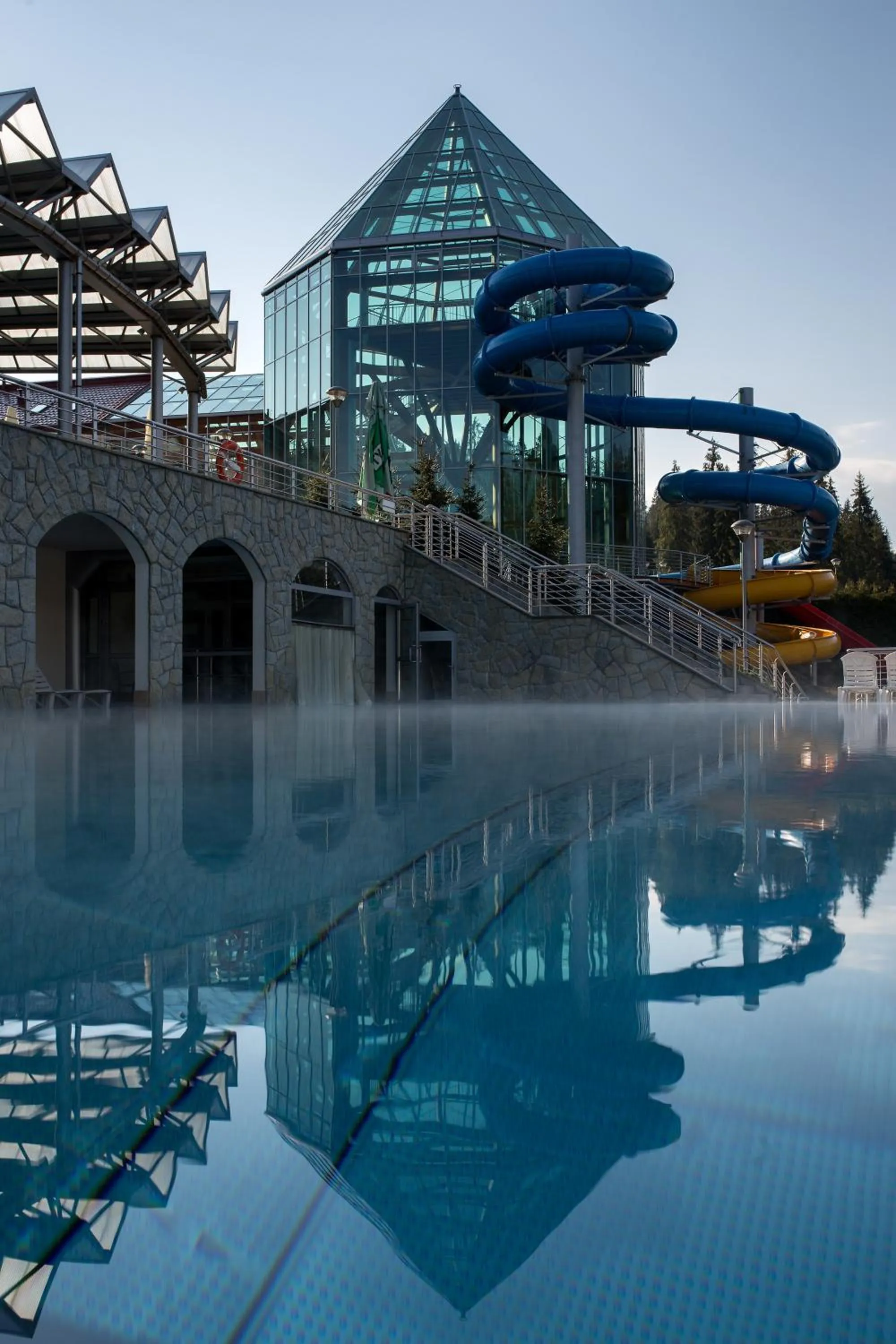 Aqua park in Hotel HARNAŚ dla dorosłych z widokiem na Tatry - Adults only