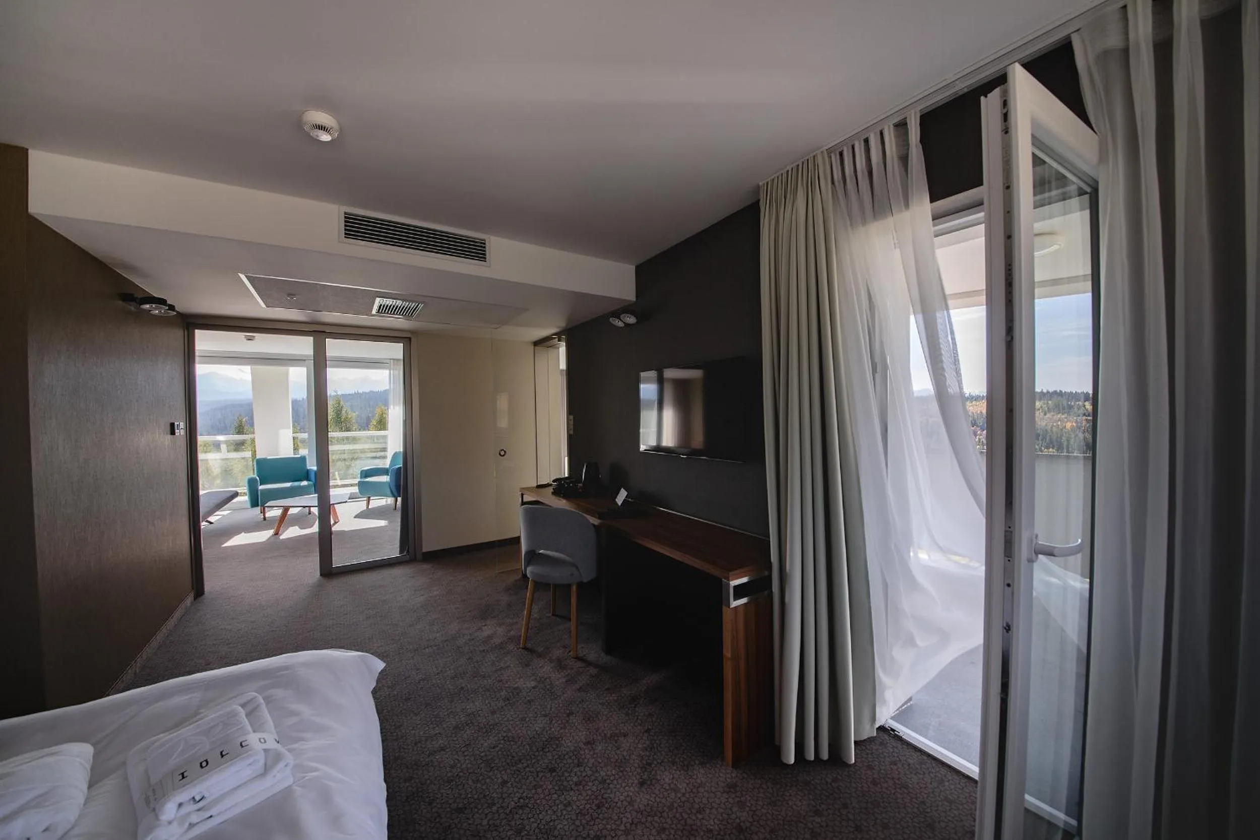 Bed in Hotel HARNAŚ dla dorosłych z widokiem na Tatry - Adults only